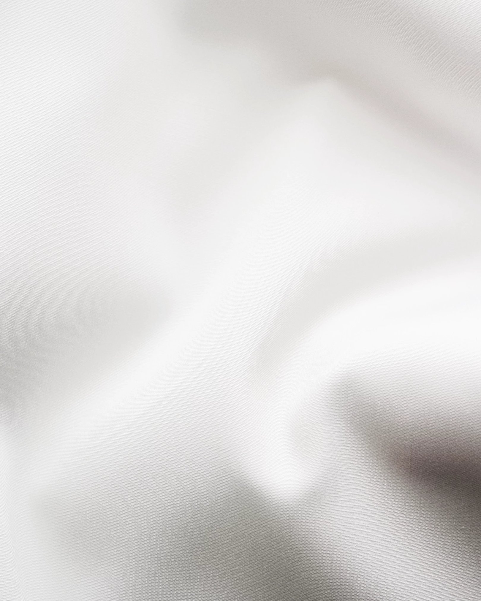 Eton - white solid elevated poplin shirt
