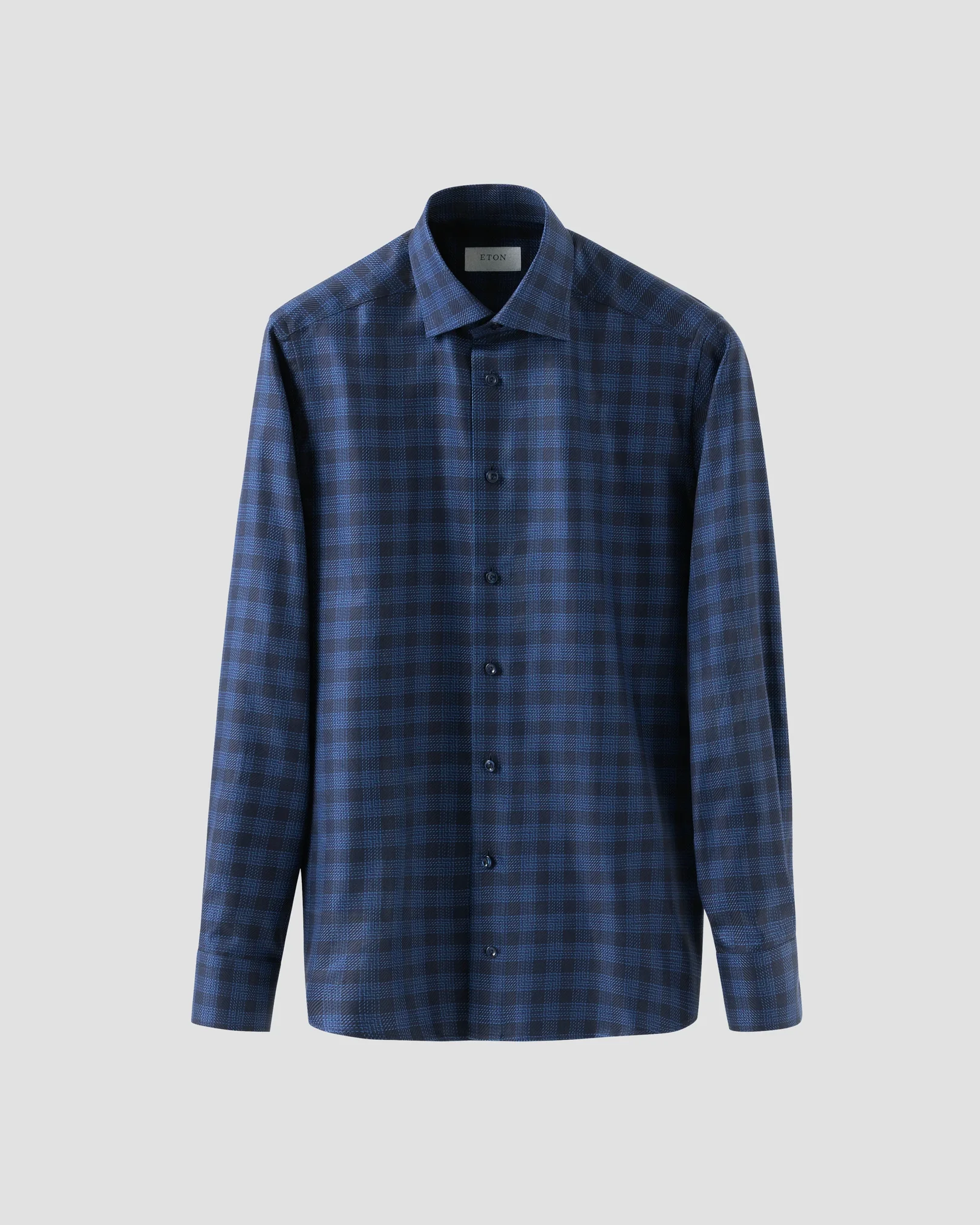 Eton - navy blue king twill cutaway