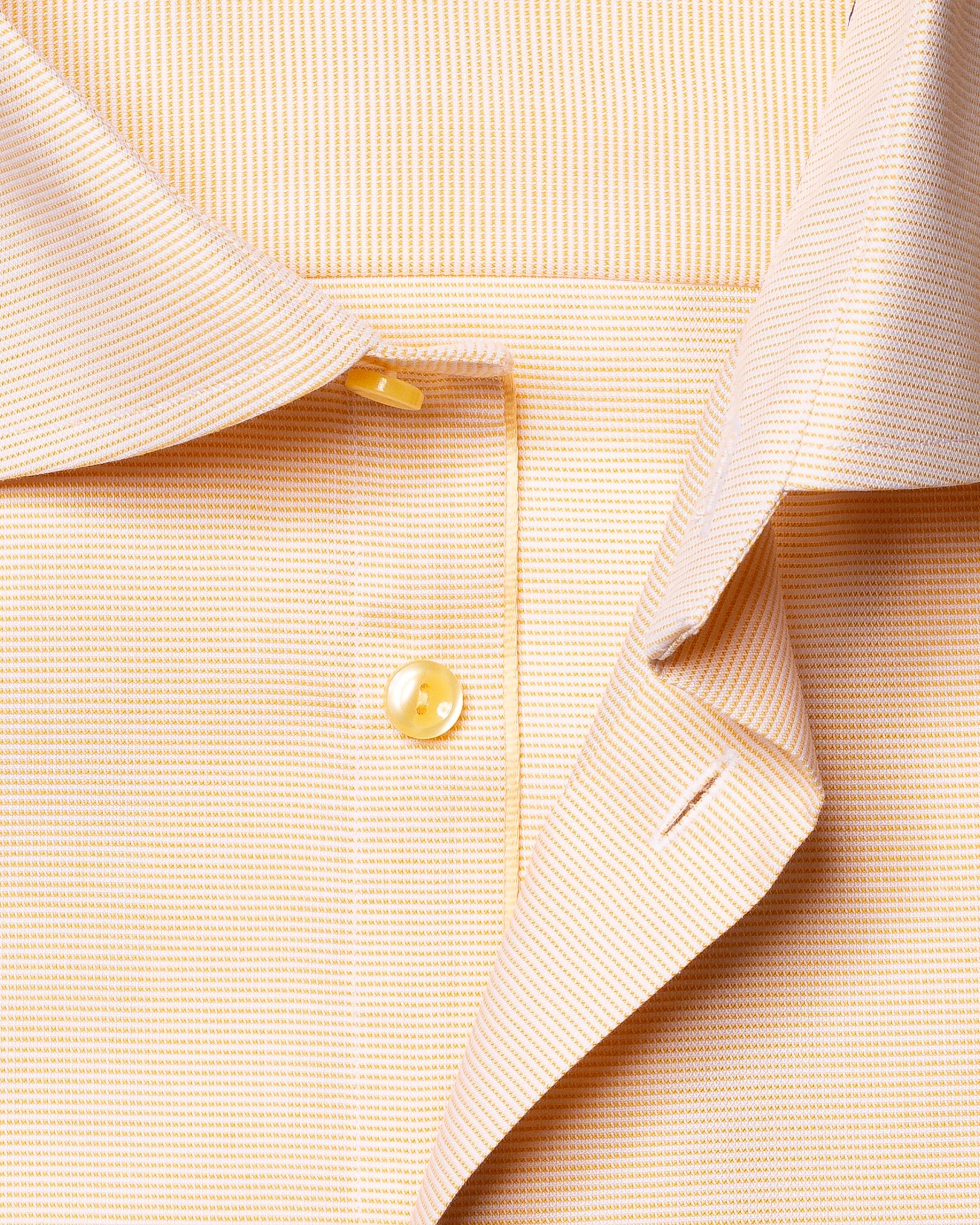Eton - light yellow twill shirt