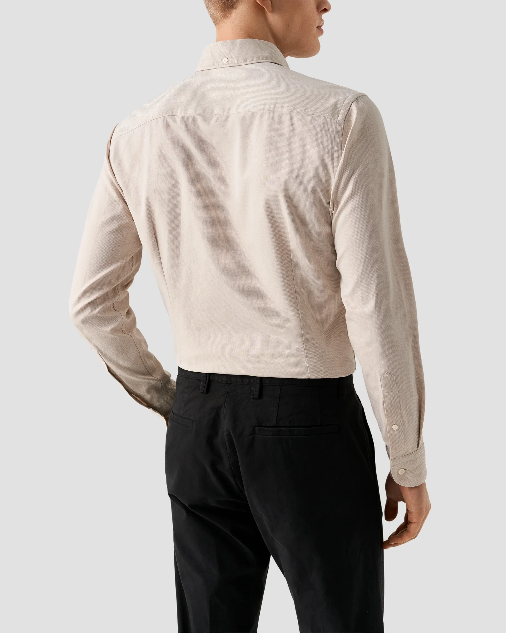 Eton - solid royal oxford shirt