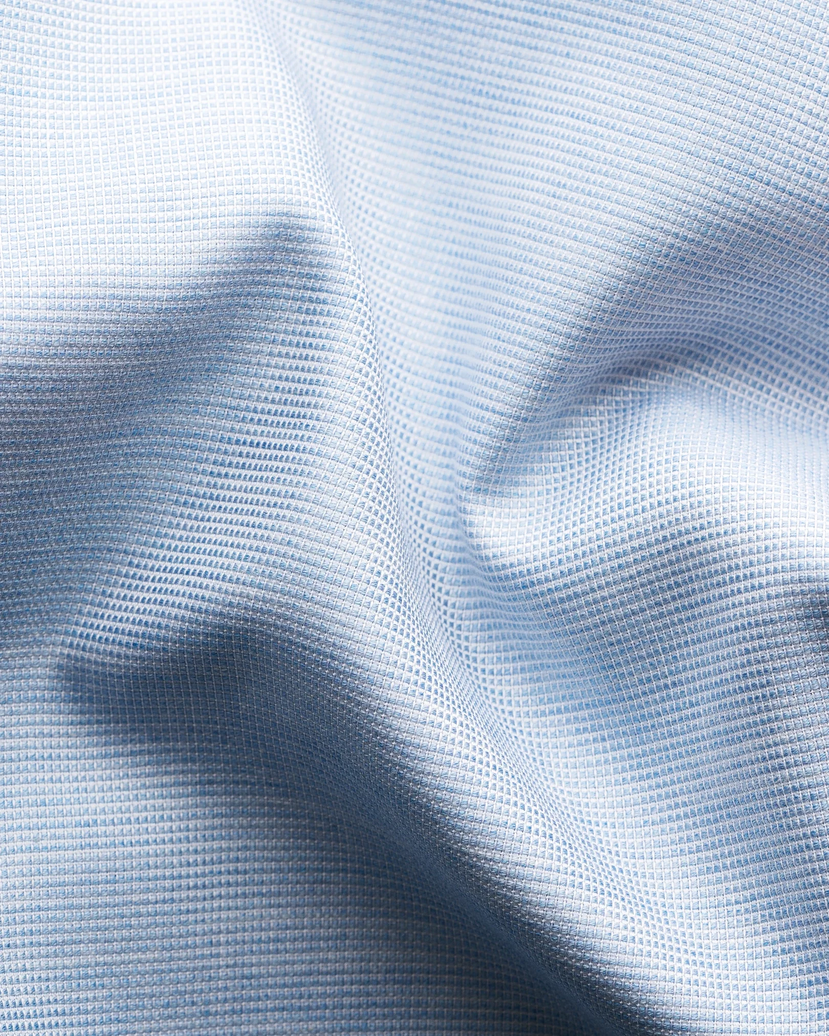Eton - light blue twill organic cotton