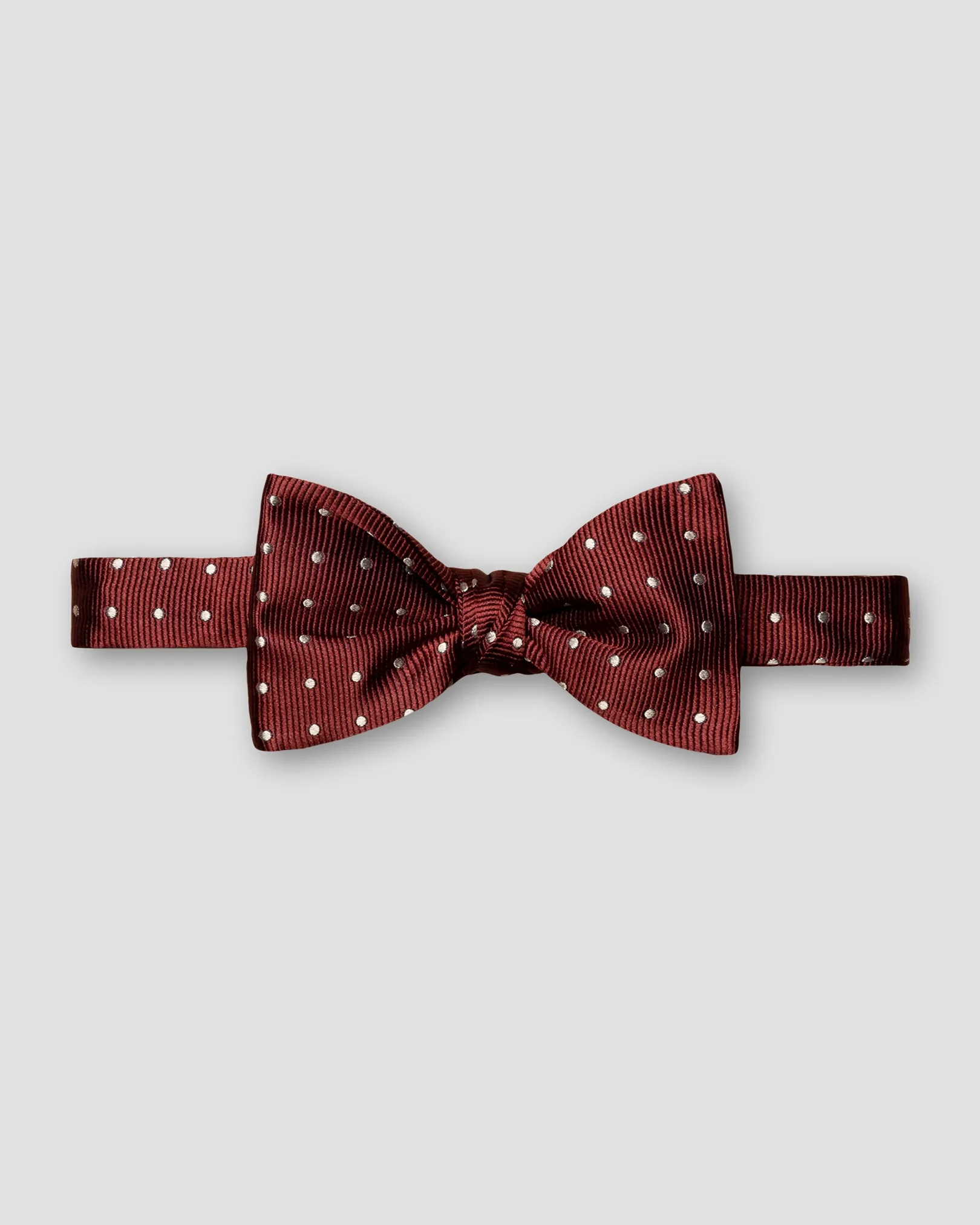 Eton - dark red dotted bow tie
