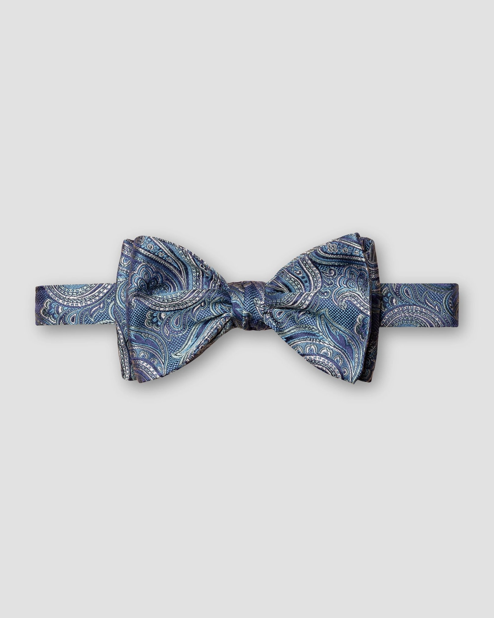 Eton - dark blue silk weave bowtie
