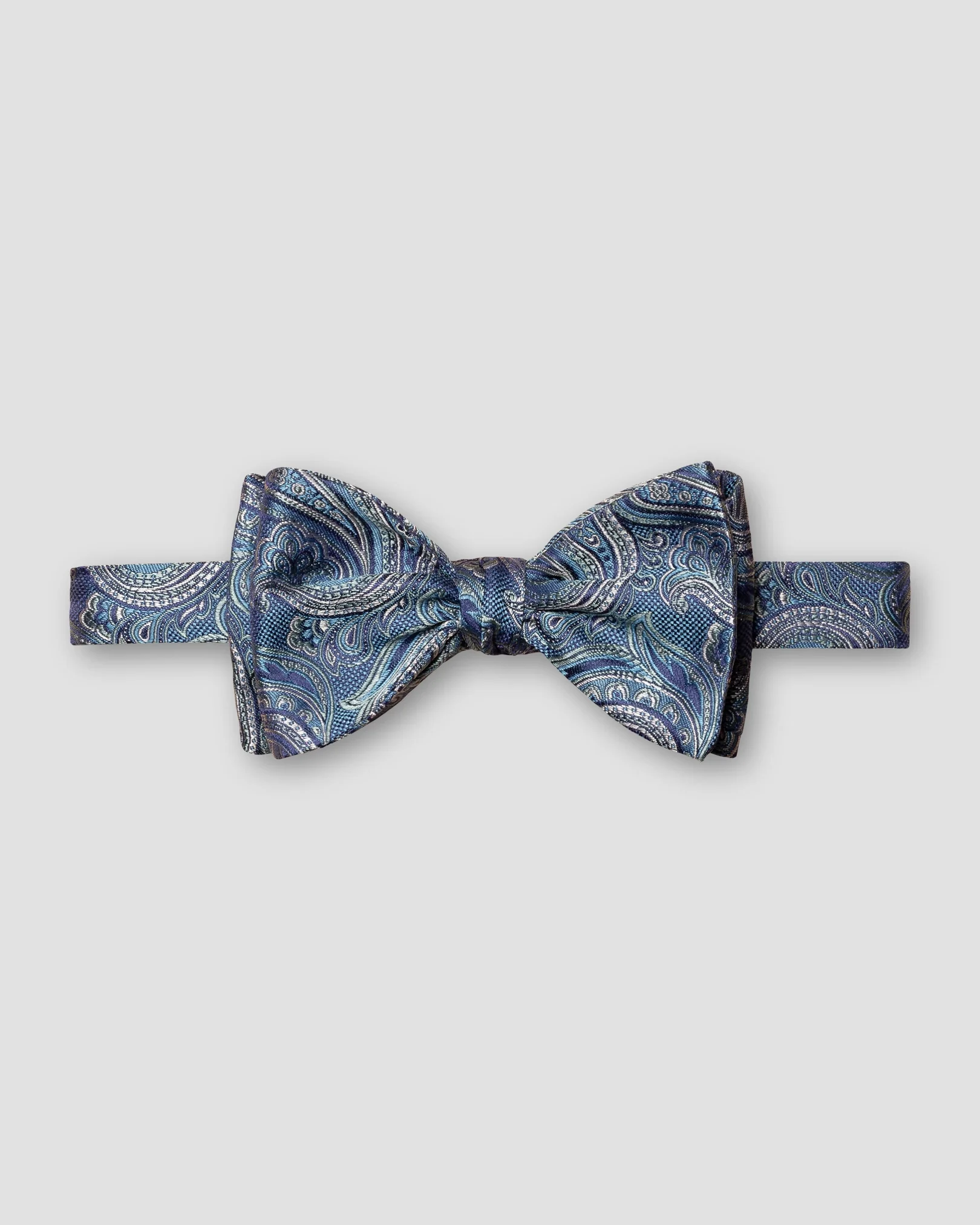 Eton - dark blue silk weave bowtie