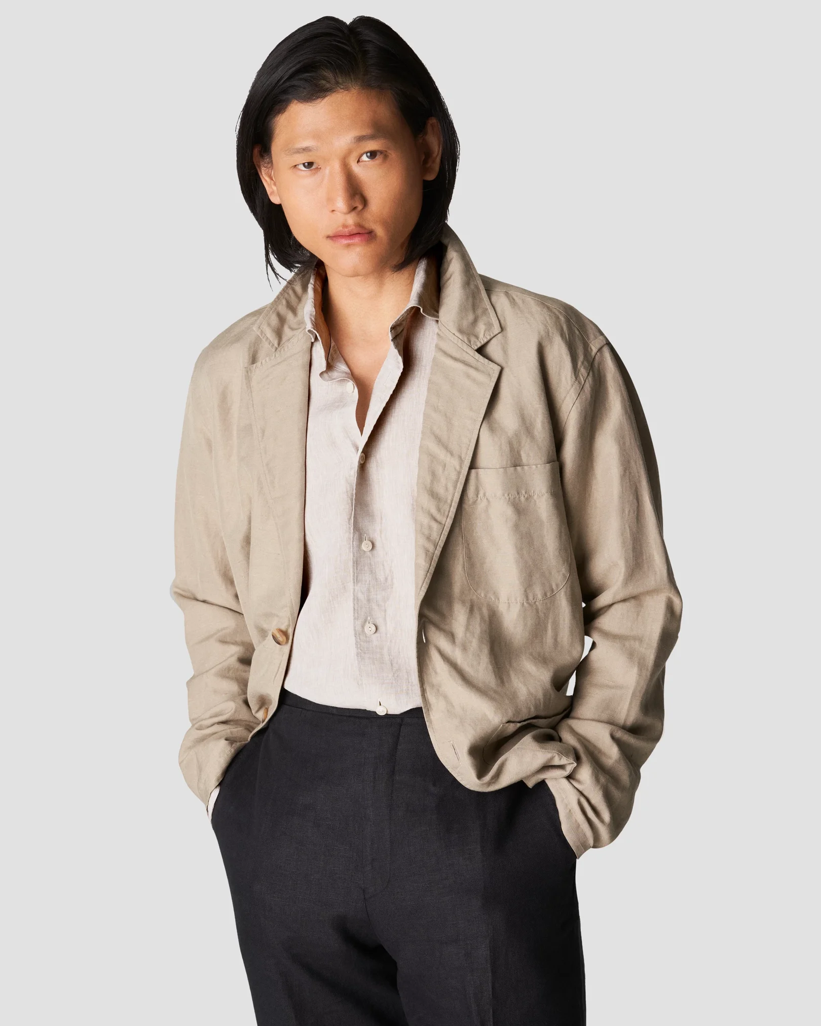 Eton - light grey linen