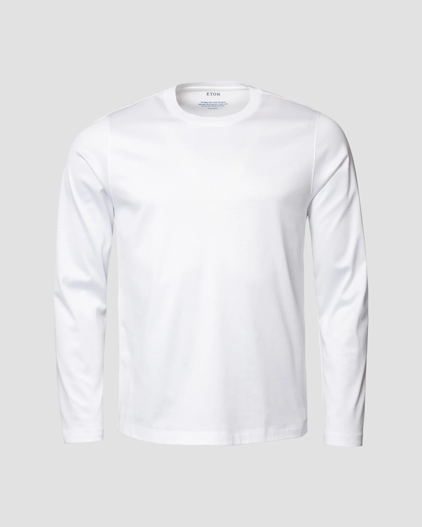 Eton - white jersey t shirt long sleeve