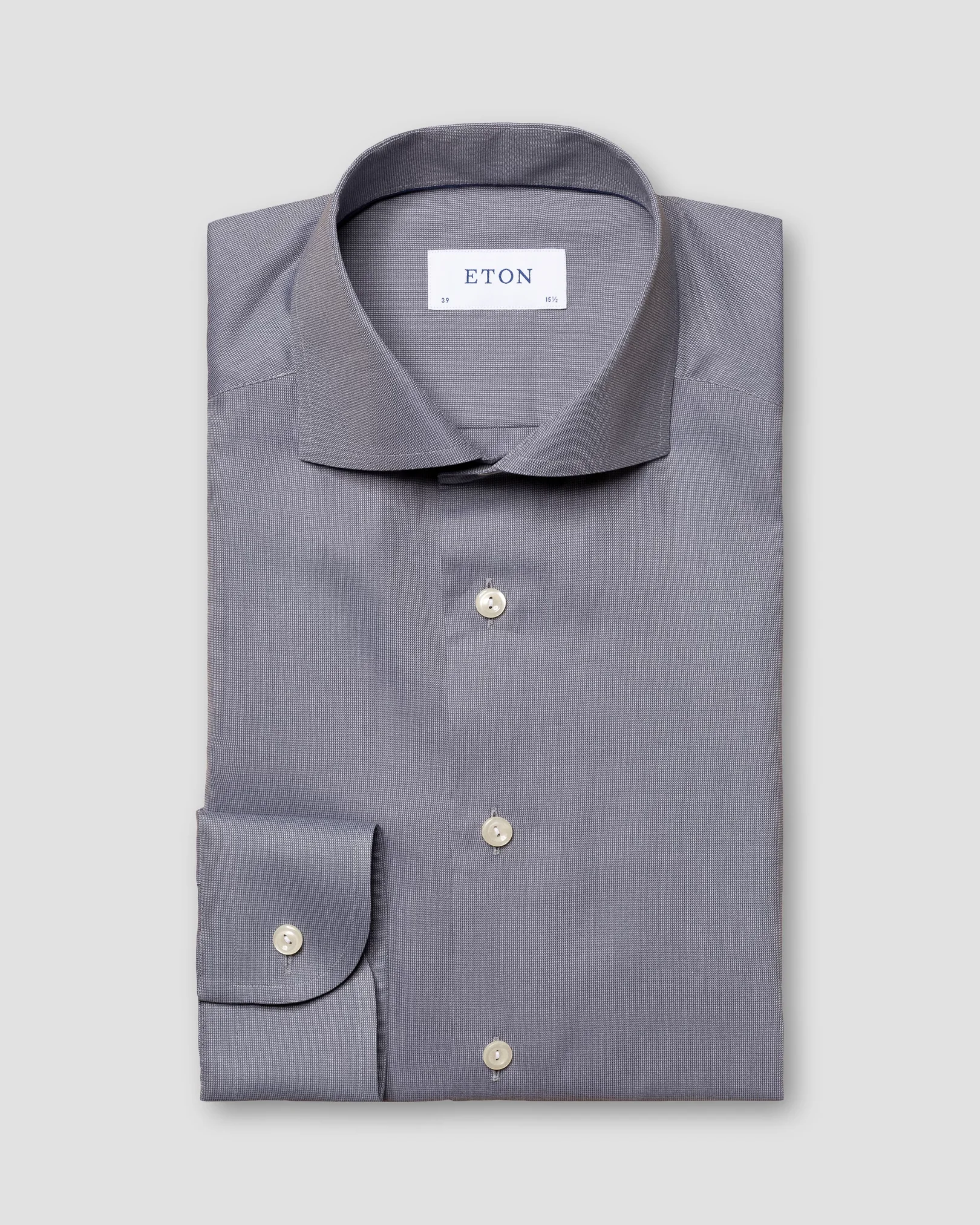 Eton - gray flannel shirt