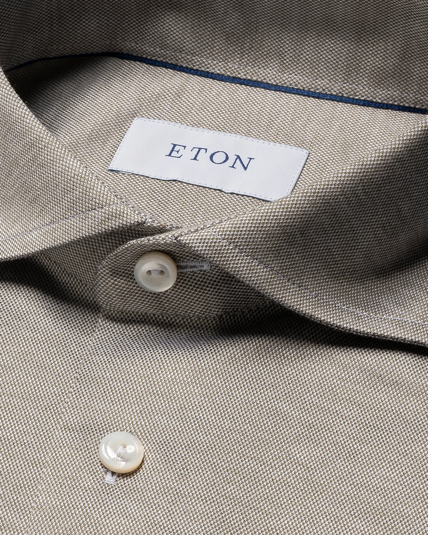 Eton - light green jersey wide spread