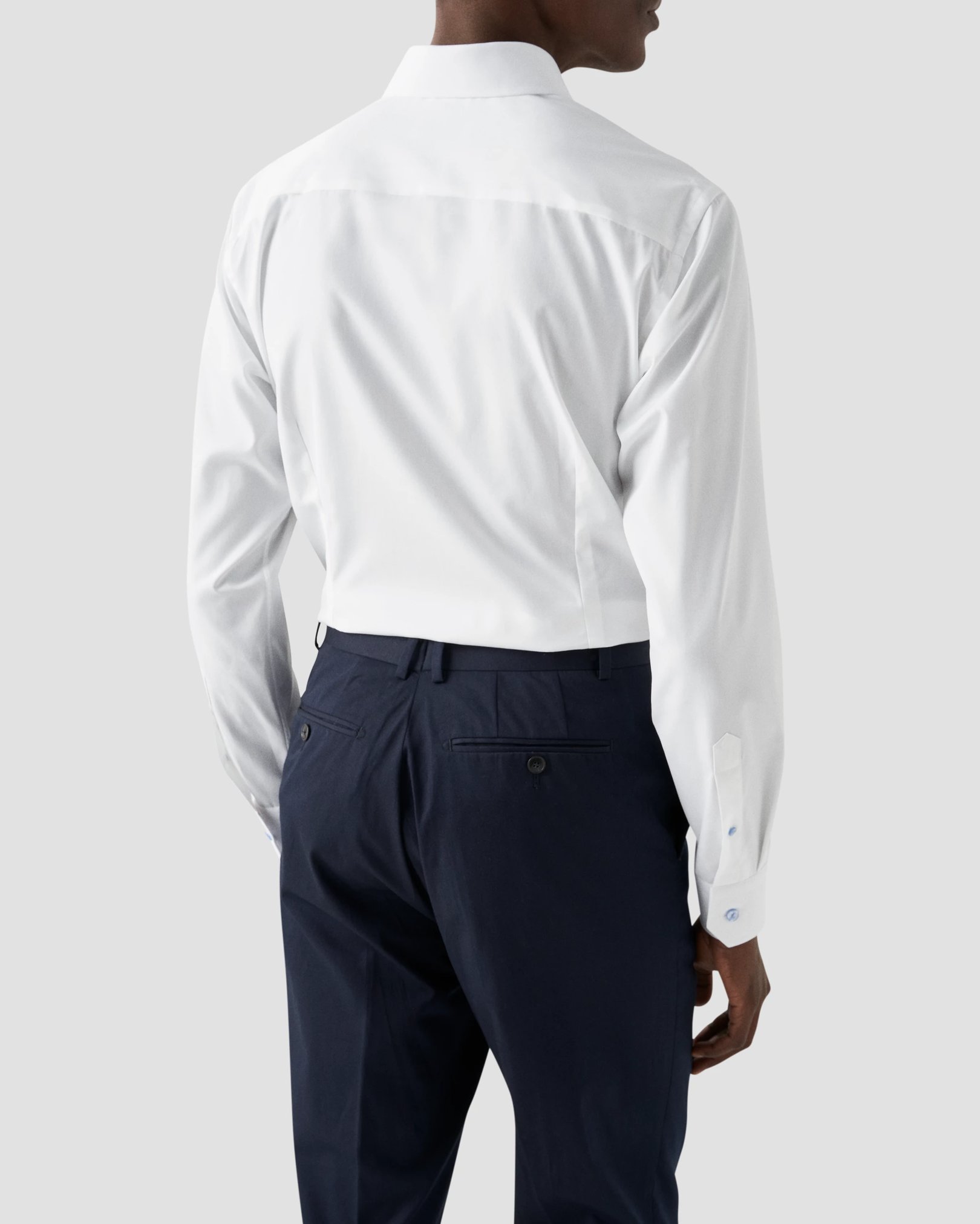Eton - solid white poplin