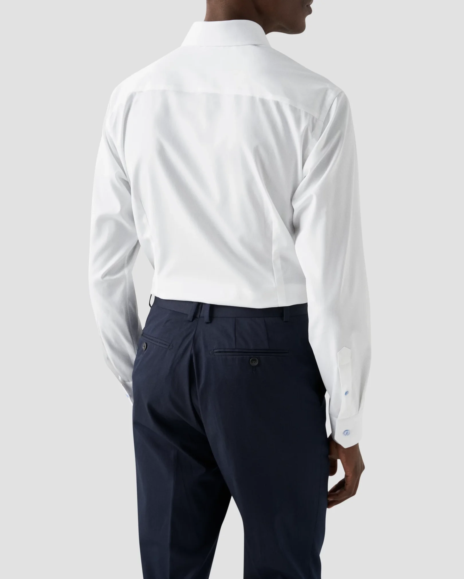 Eton - solid white poplin