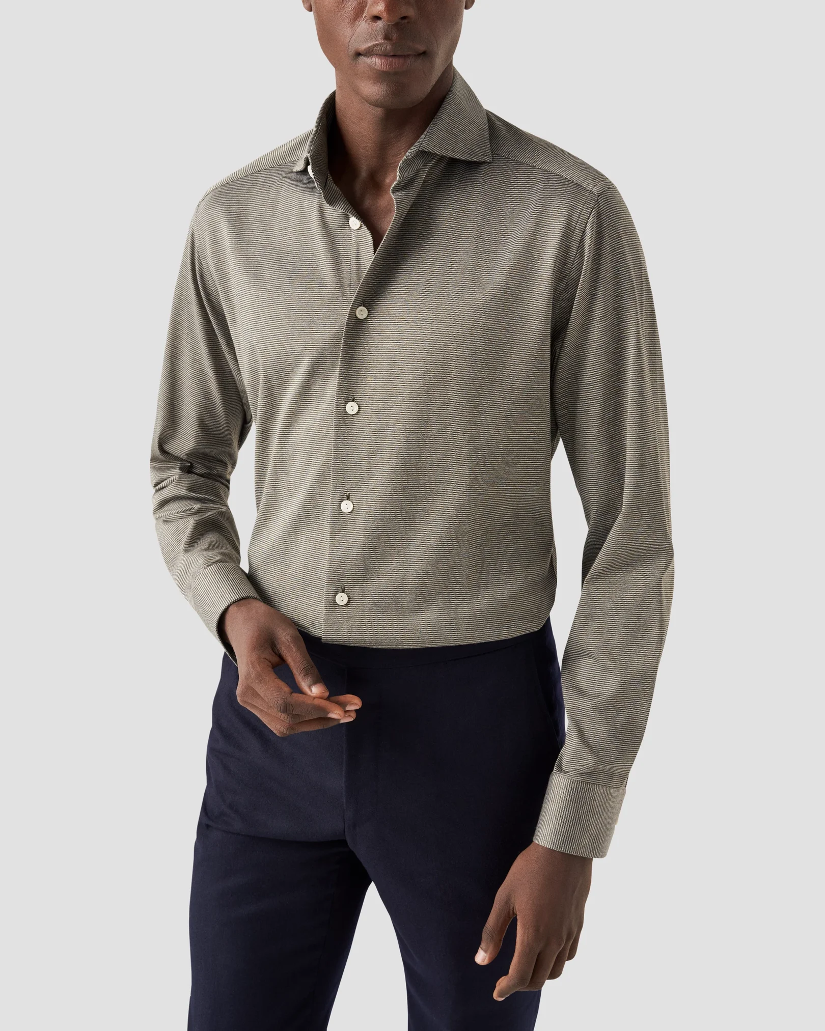Eton - dark green lightweight jersey