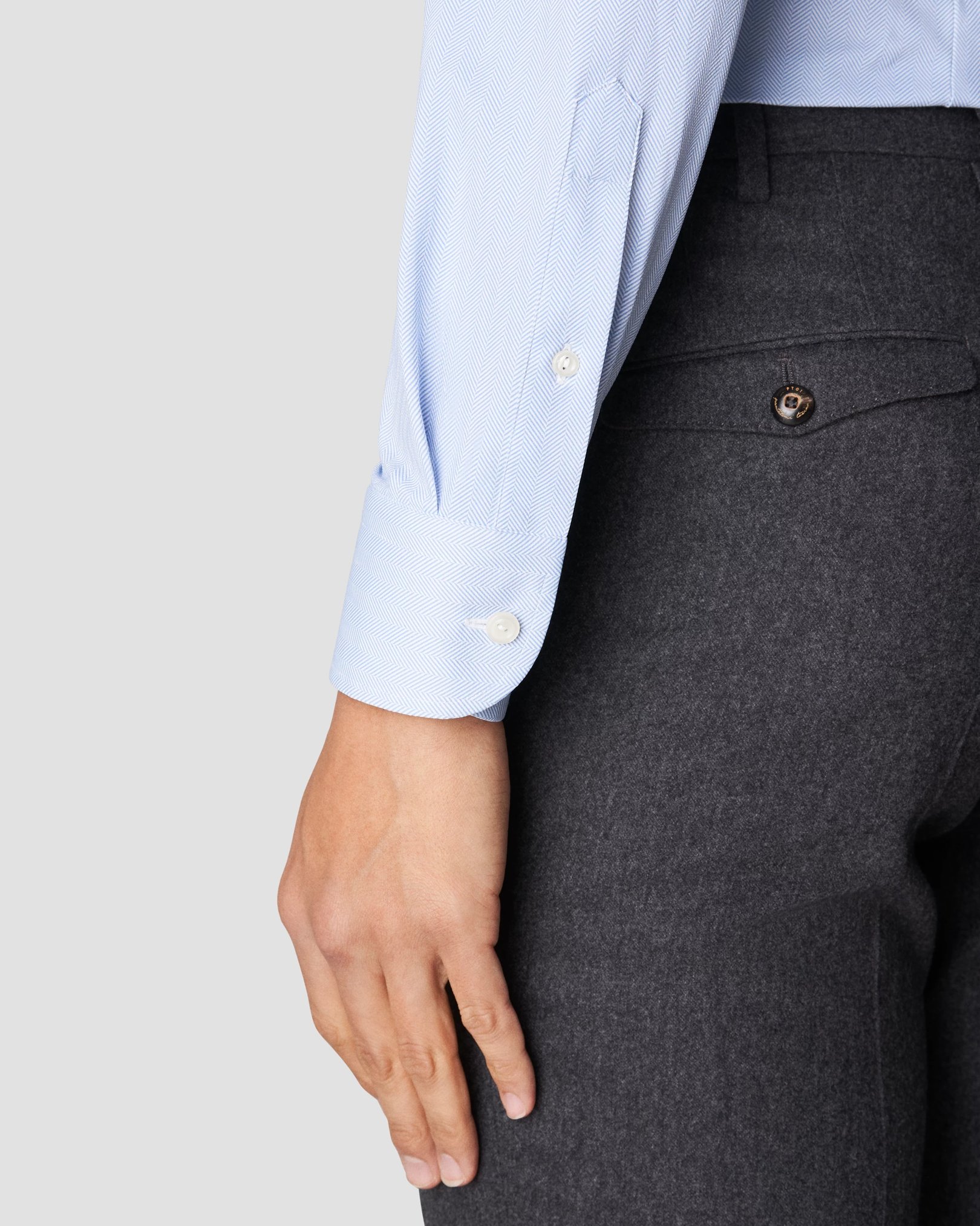 Eton - light blue 4 waystretch