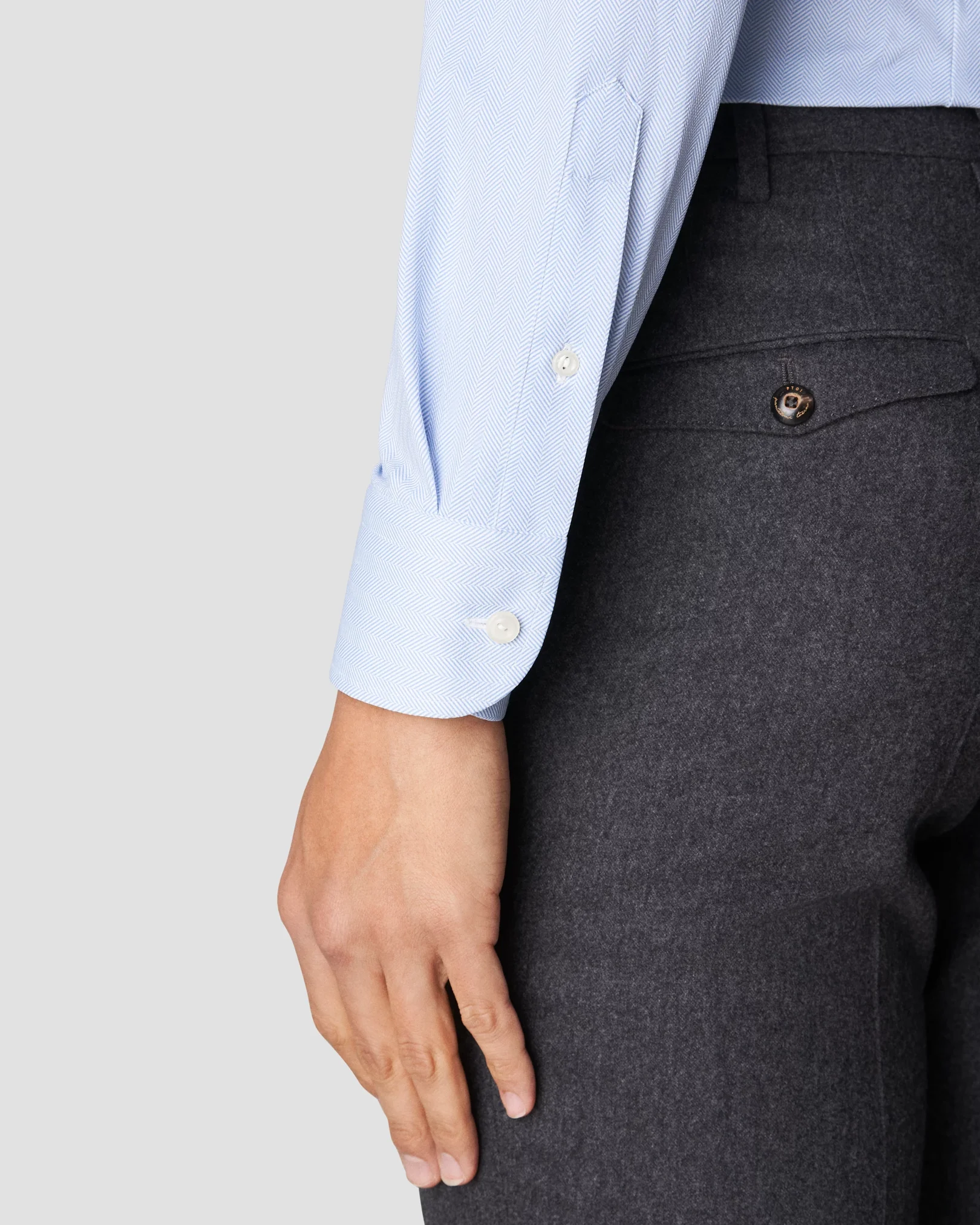 Eton - light blue 4 waystretch
