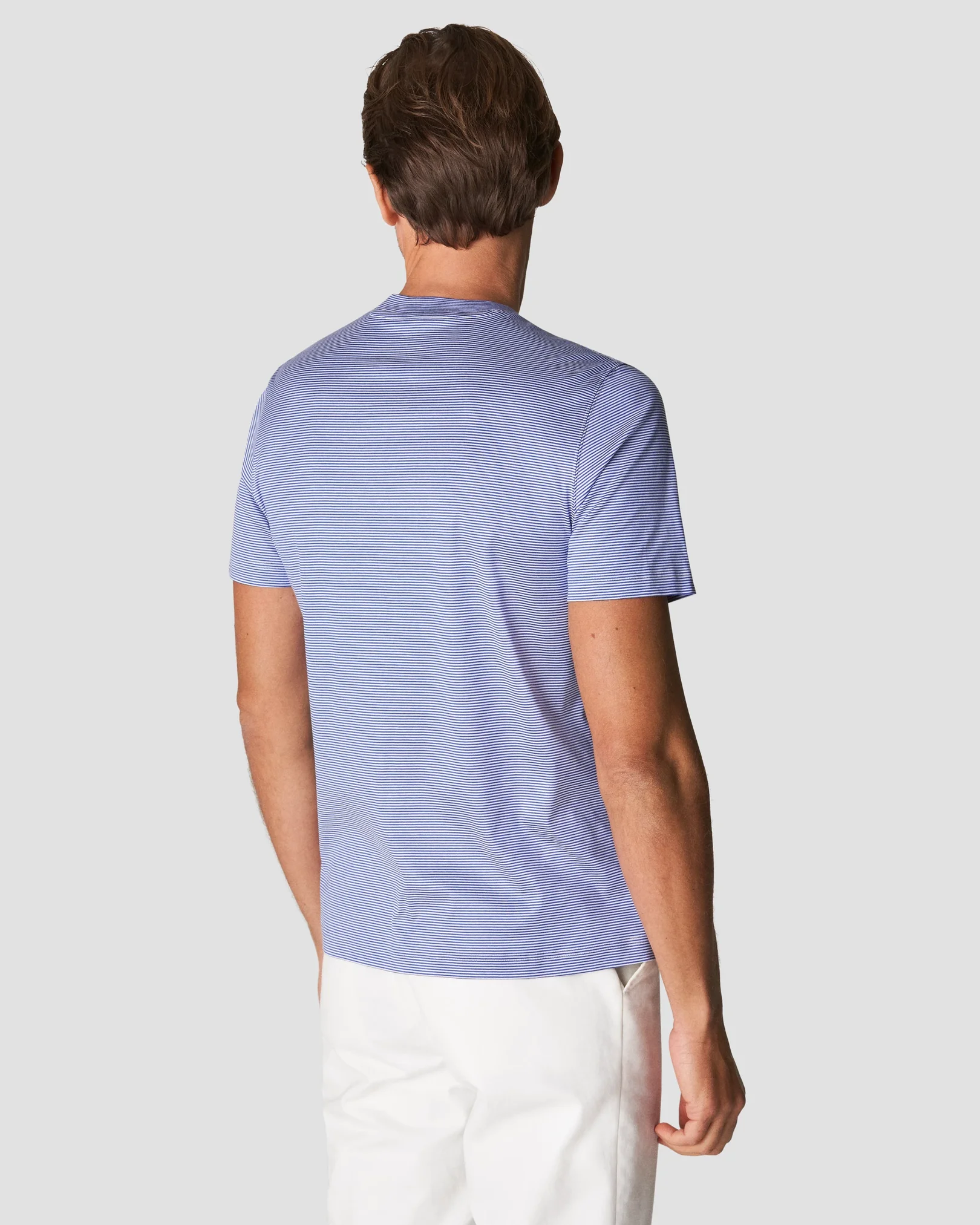 Eton - dark blue interlock t shirt