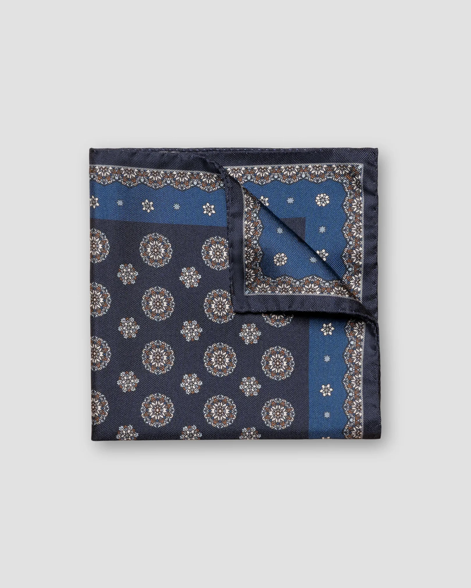 Eton - navy blue timeless pocket square