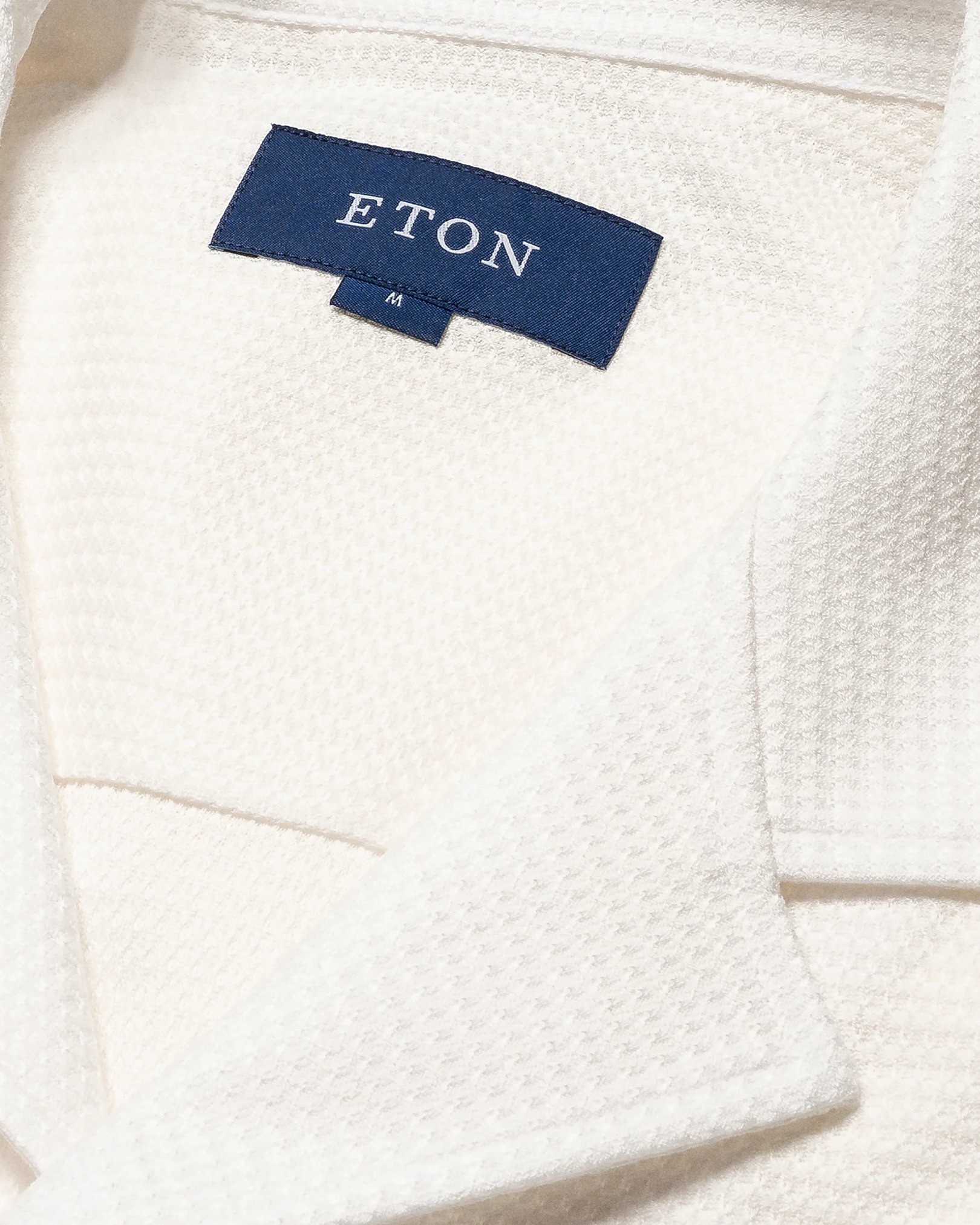 Eton - white jaquard jersey resort