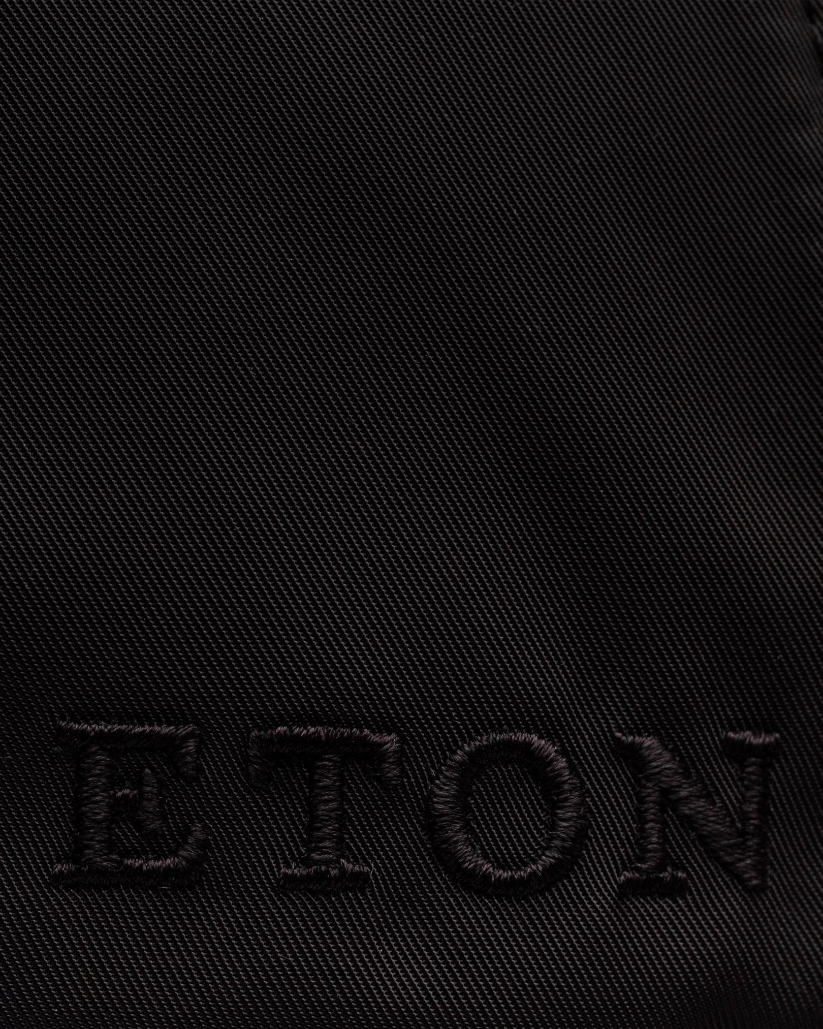 Eton - black nylon cap