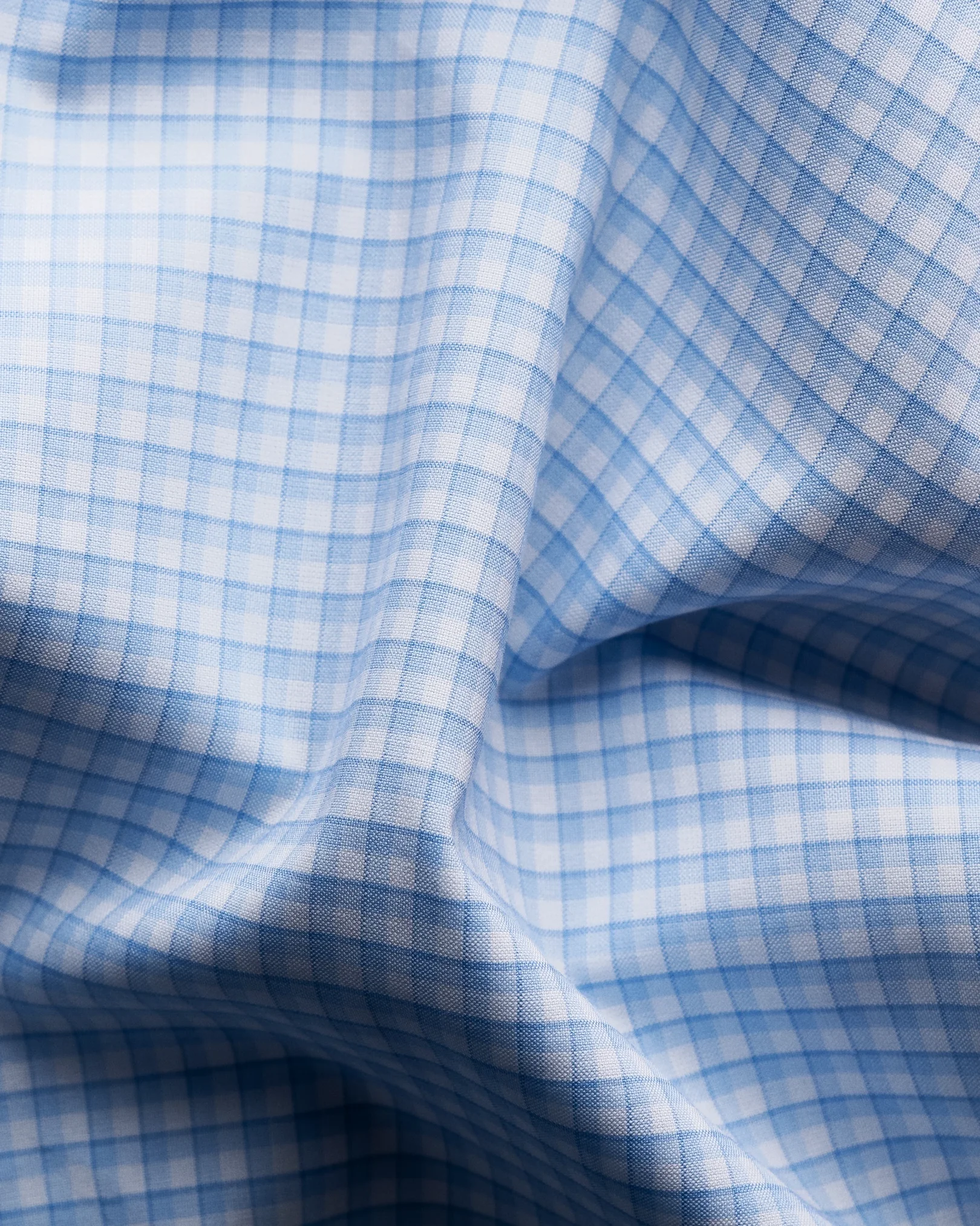 Eton - elevated checked poplin shirt