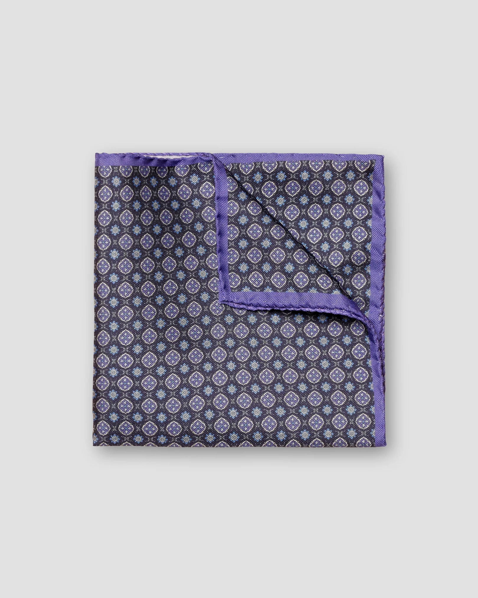 Eton - navy blue medallion print