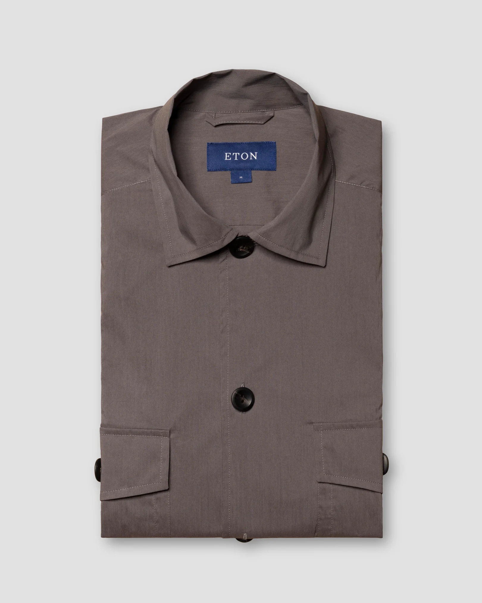Eton - Brown Wind Overshirt