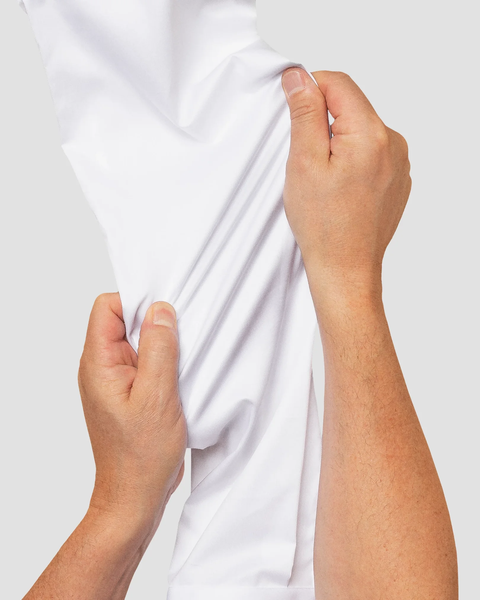Eton - white twill stretch shirt