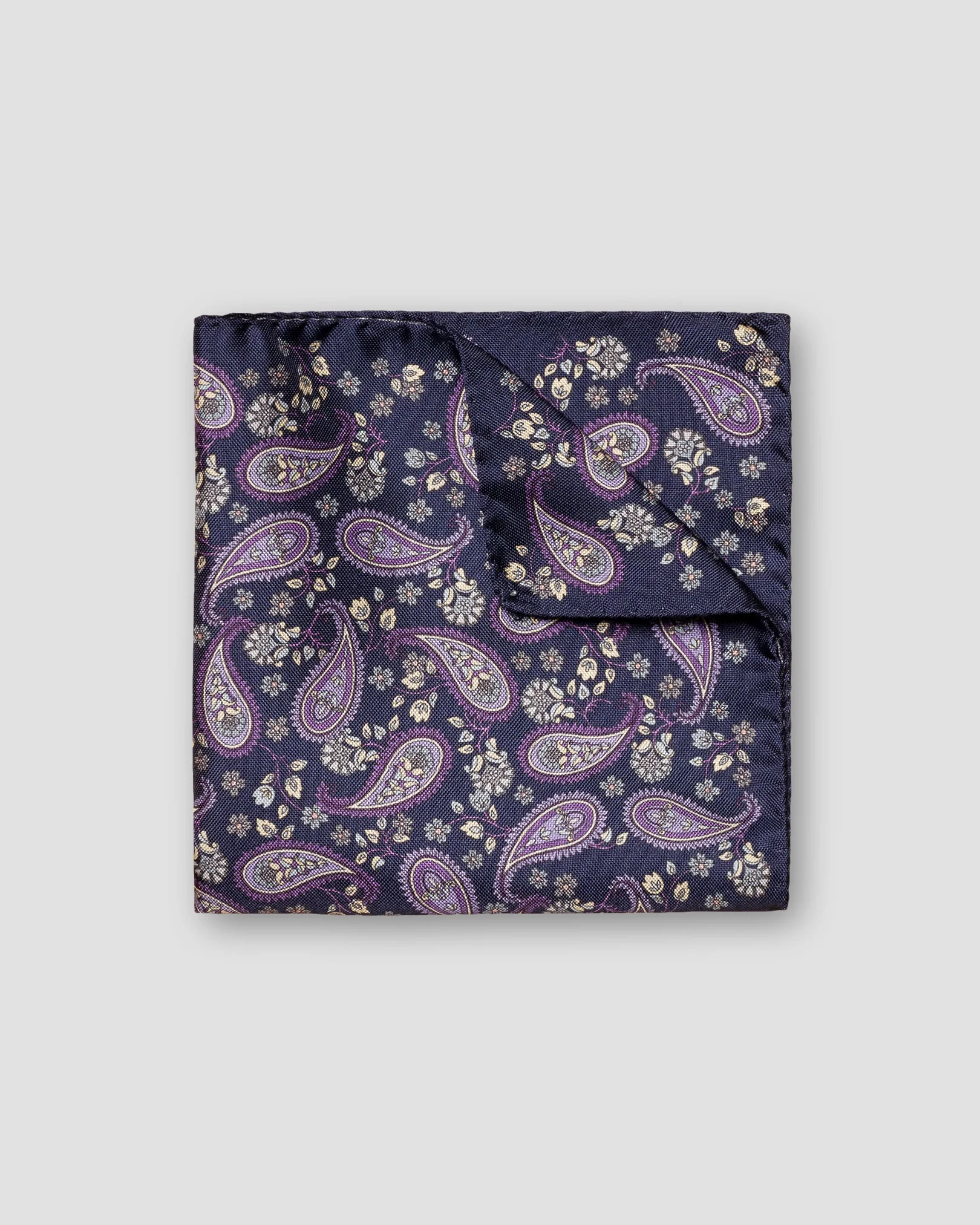 Eton - navy blue panama printed