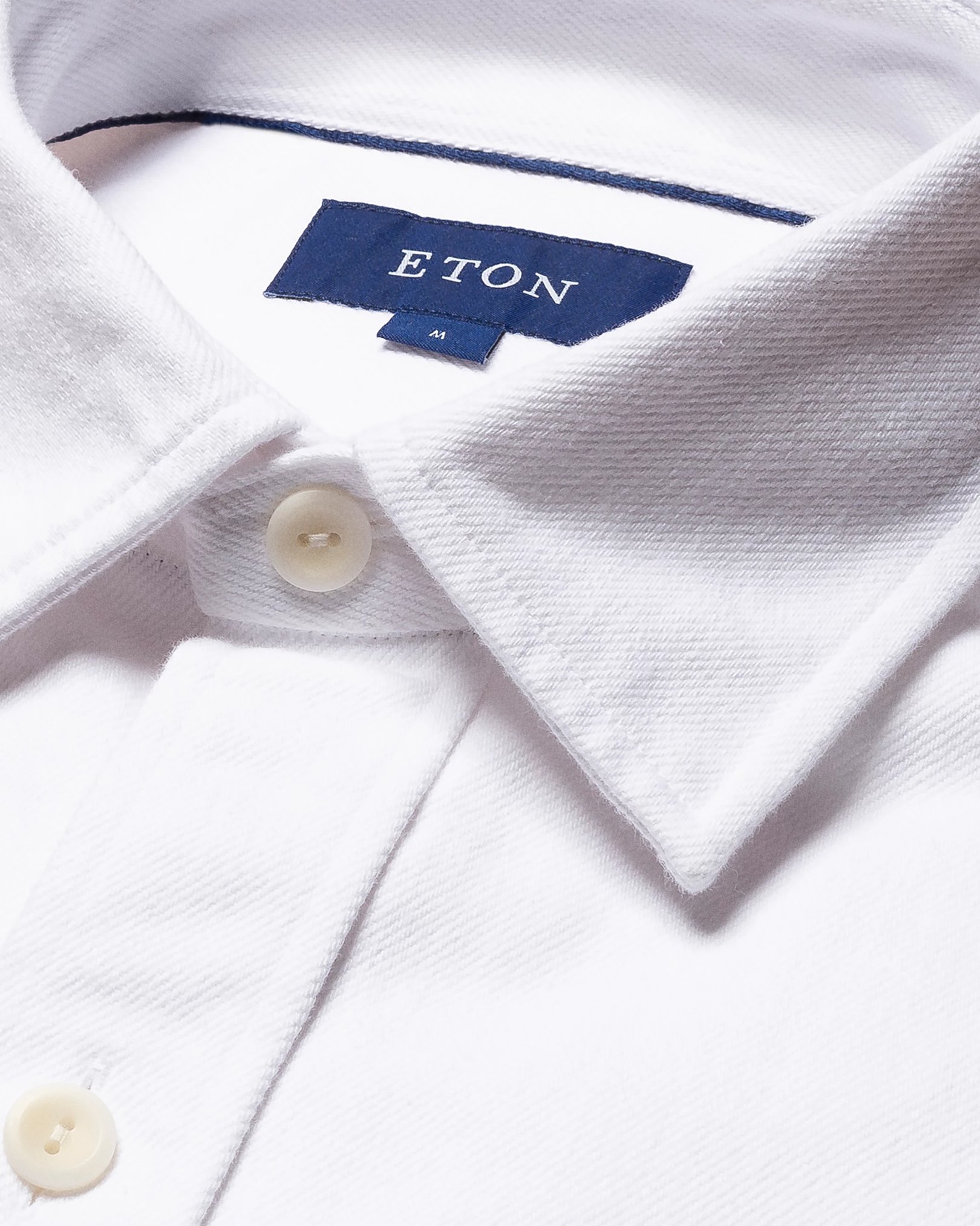 Eton - white heavy twill overshirt