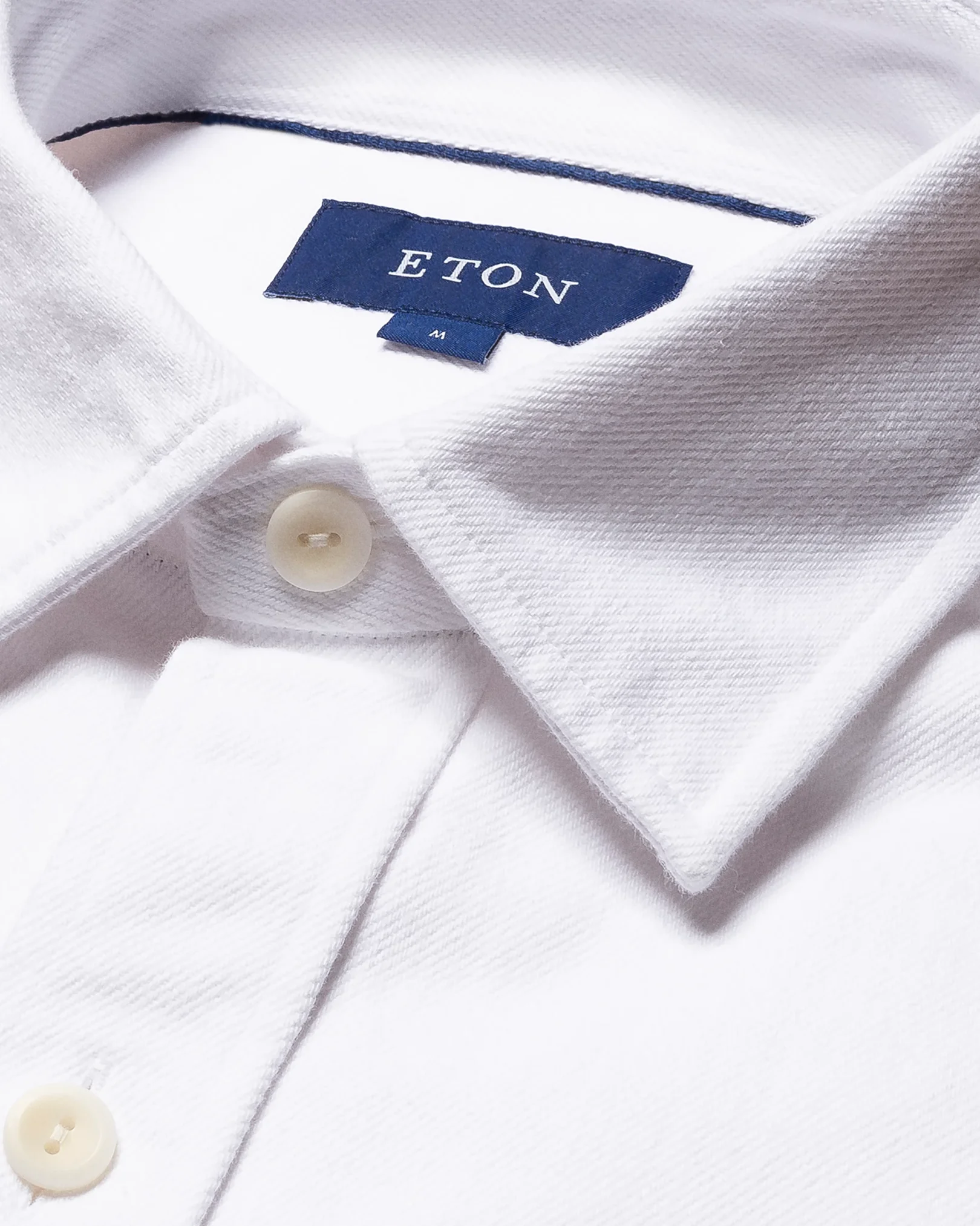 Eton - white heavy twill overshirt