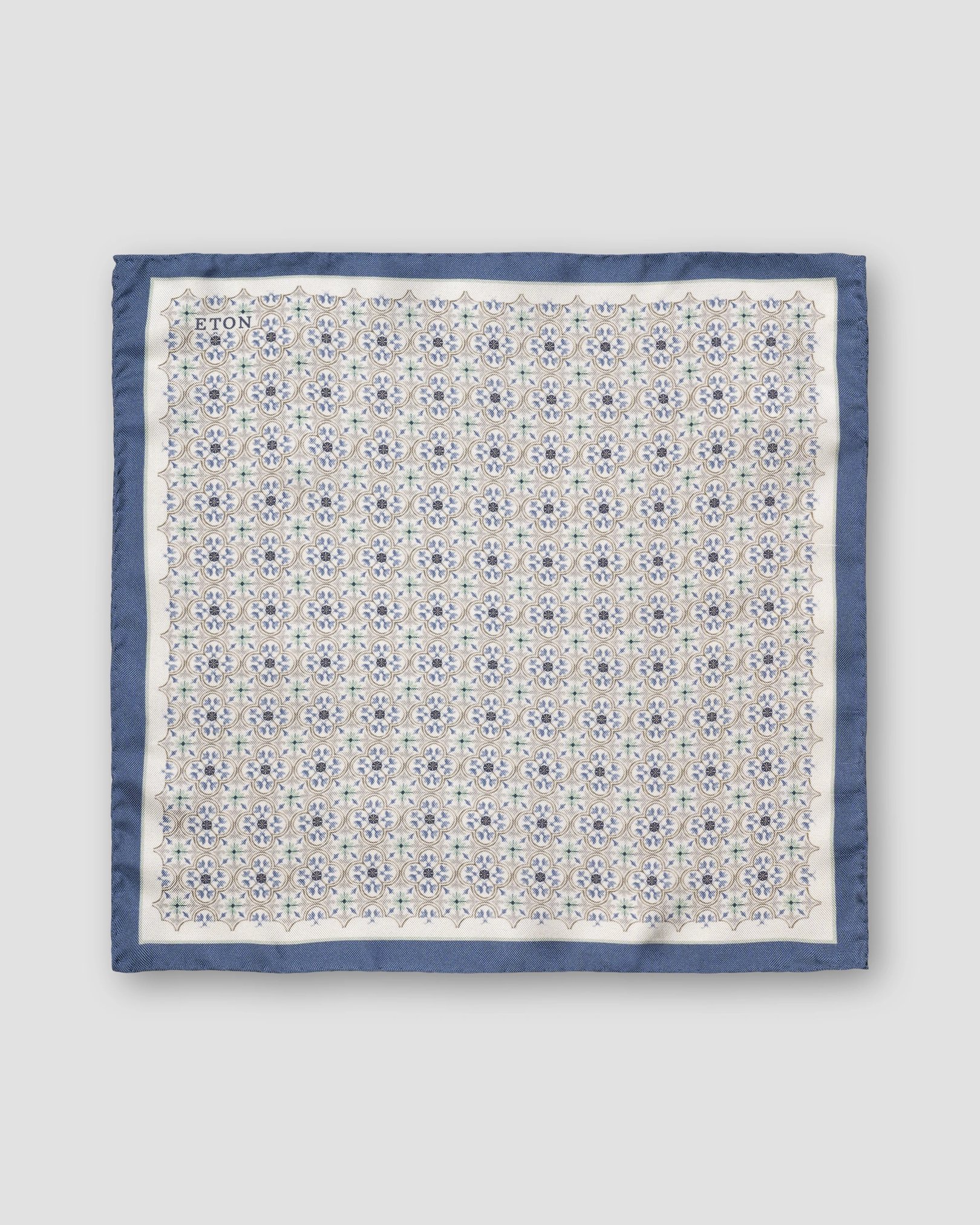 Eton - multi medallion silk pocket square