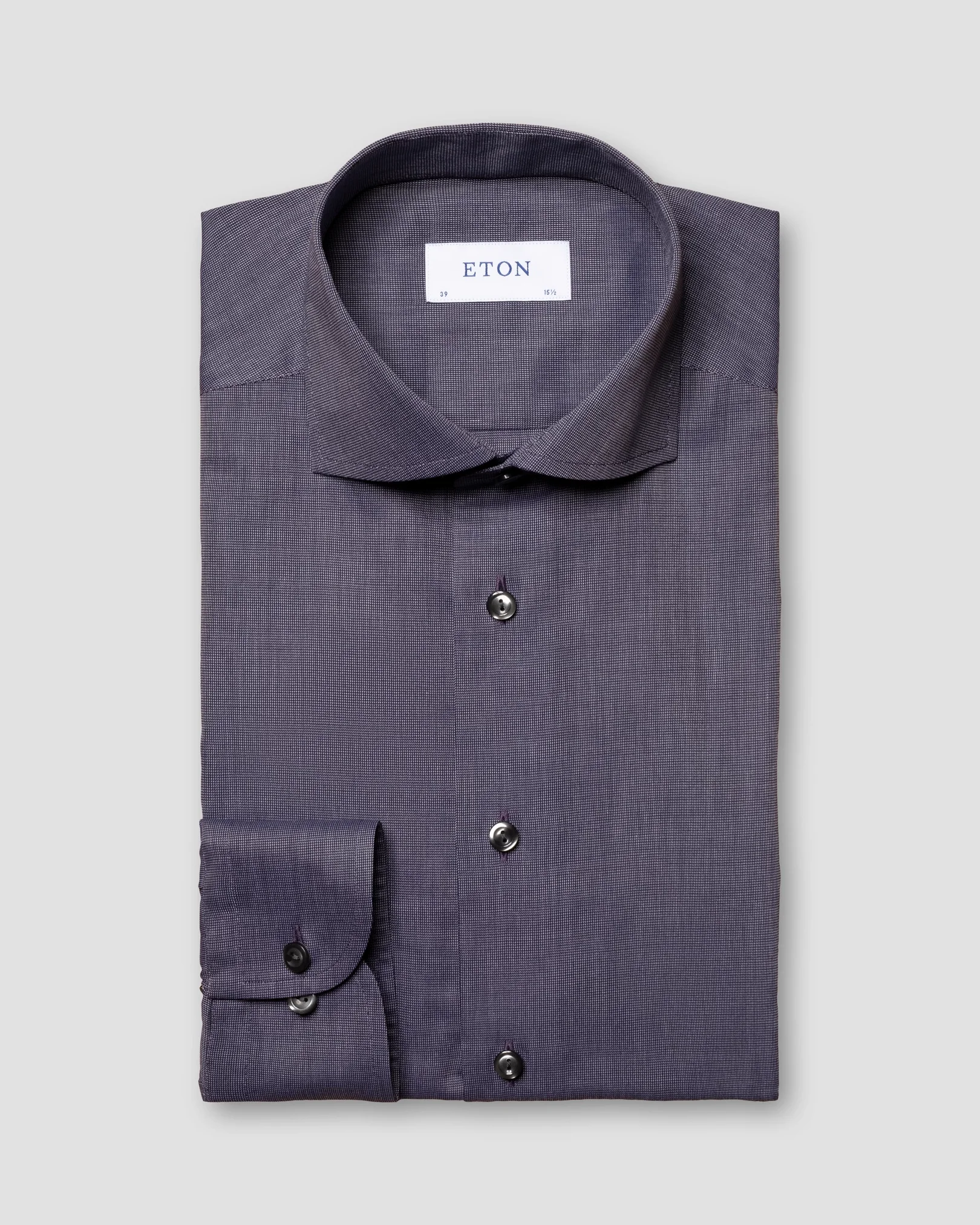 Eton - dark blue flannel shirt