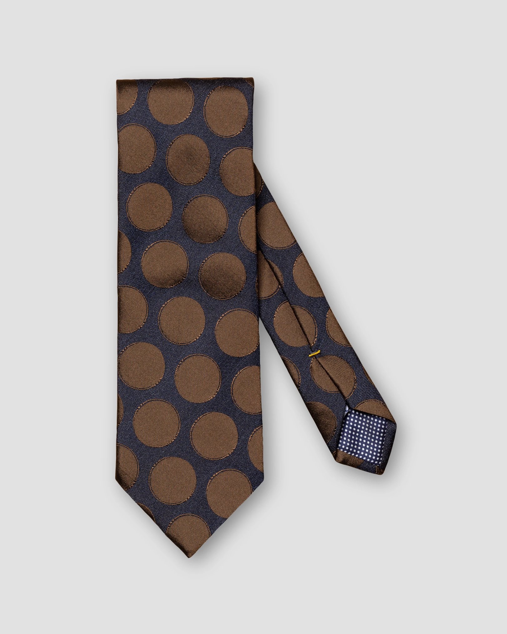 Eton - navy blue polka dots tie