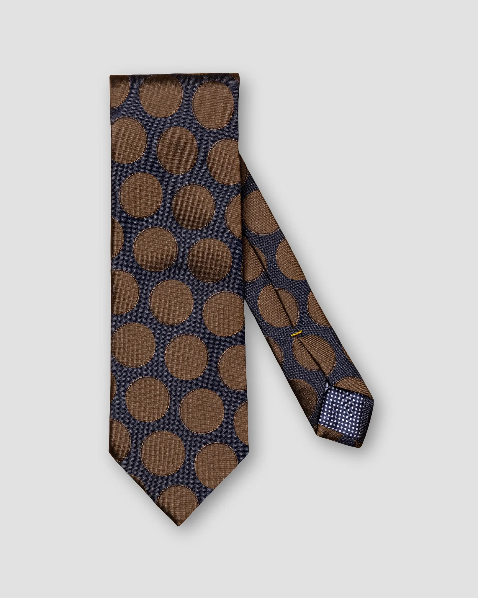 Eton - navy blue polka dots tie