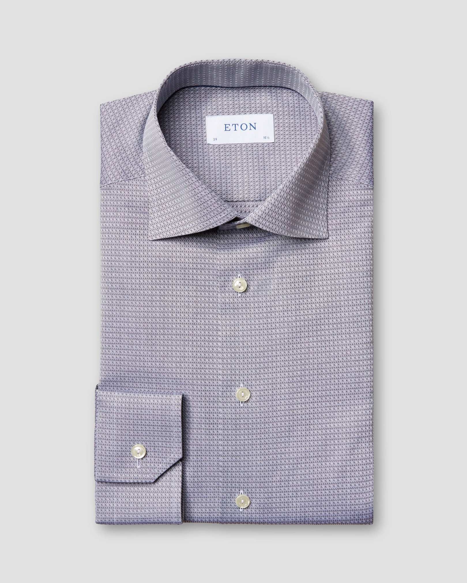 Eton - patterned royal dobby shirt