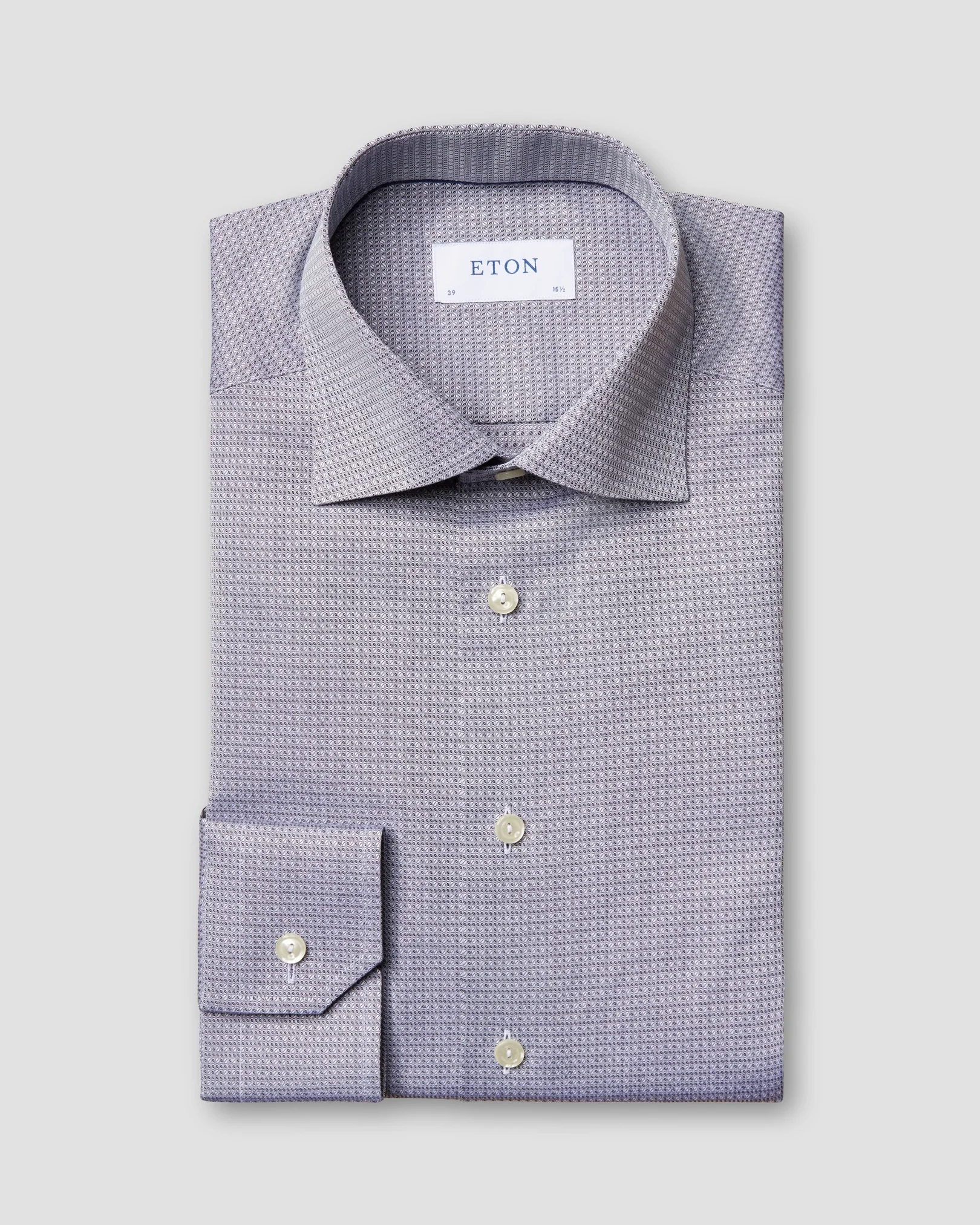 Eton - patterned royal dobby shirt