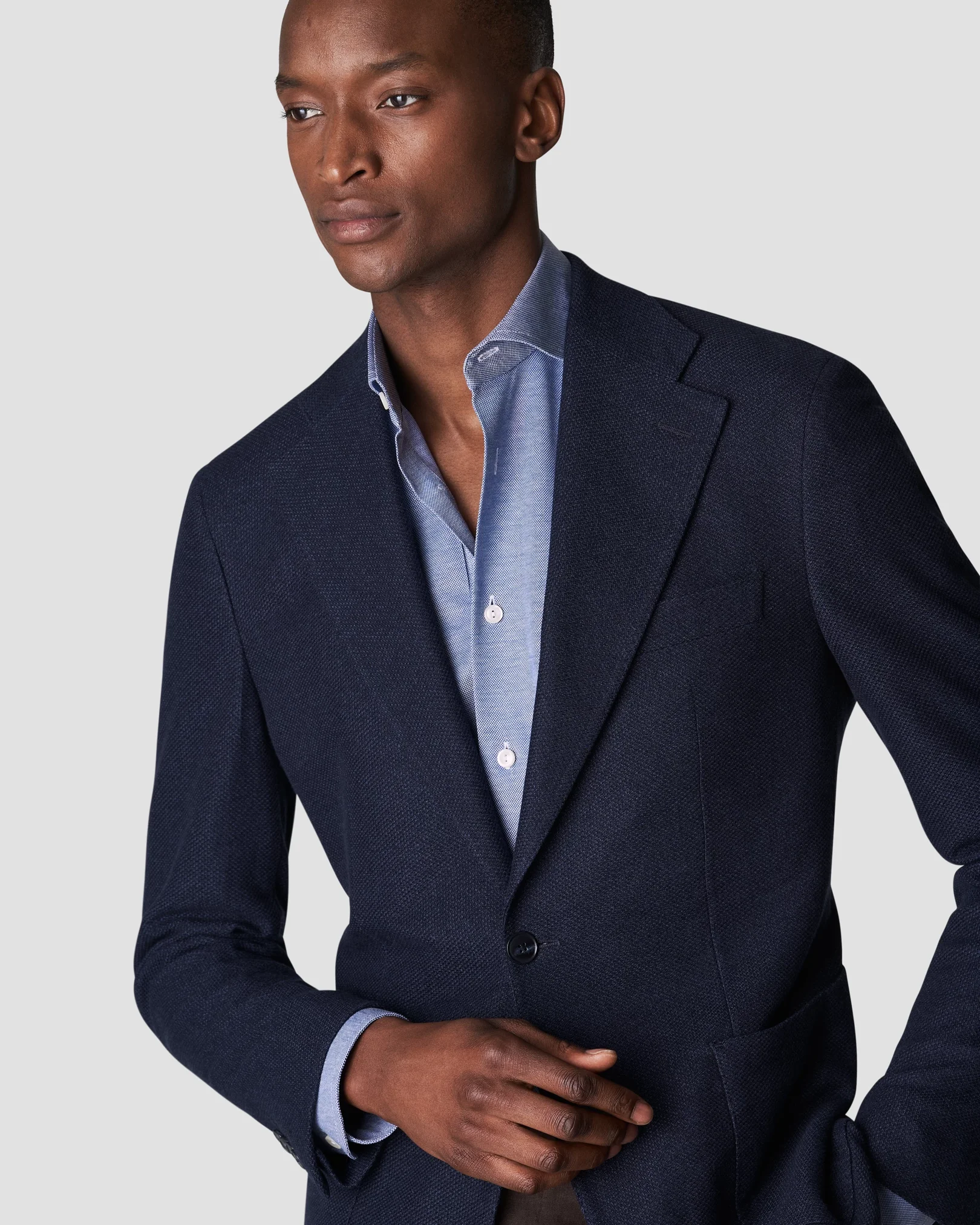 Eton - blue jersey widespread