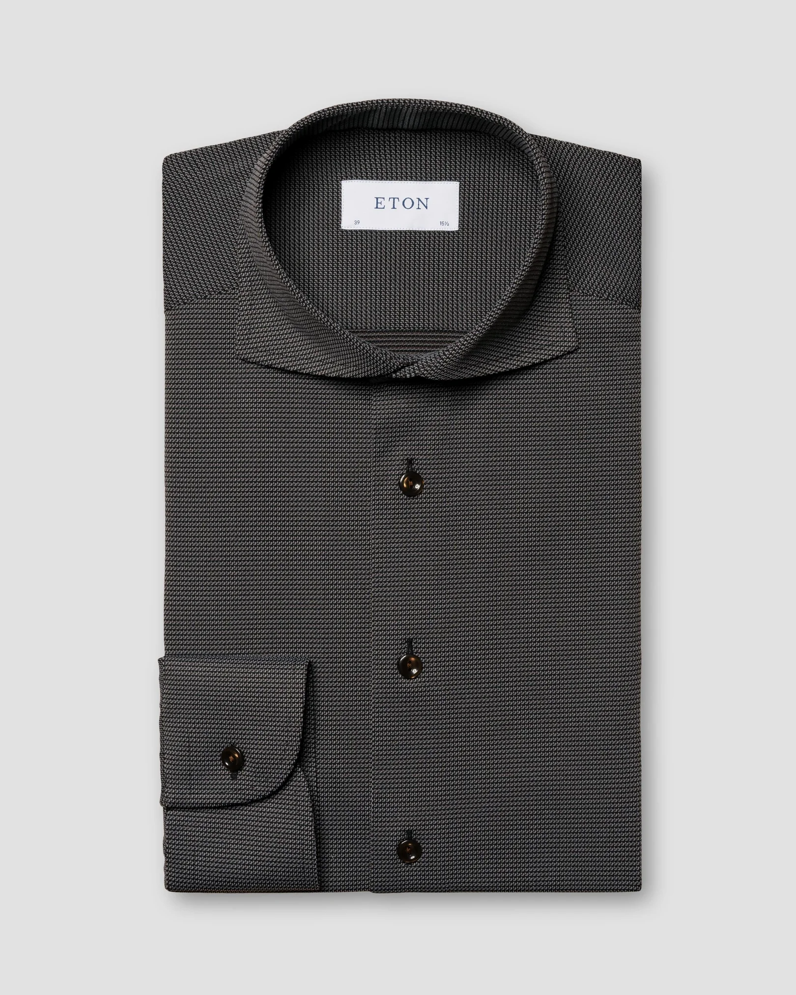 Eton - brown four way stretch