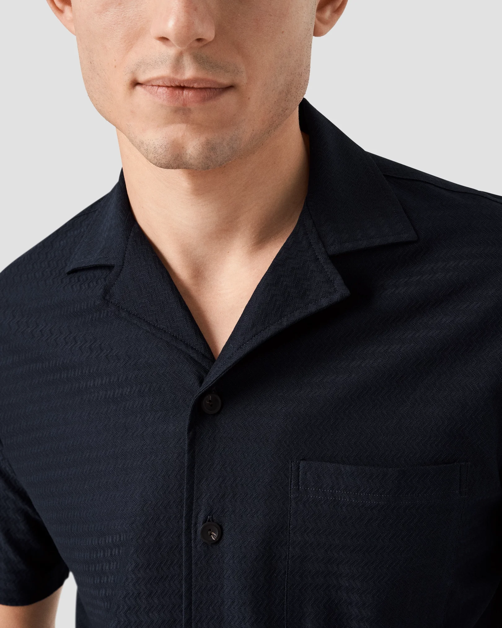Eton - navy blue knitted
