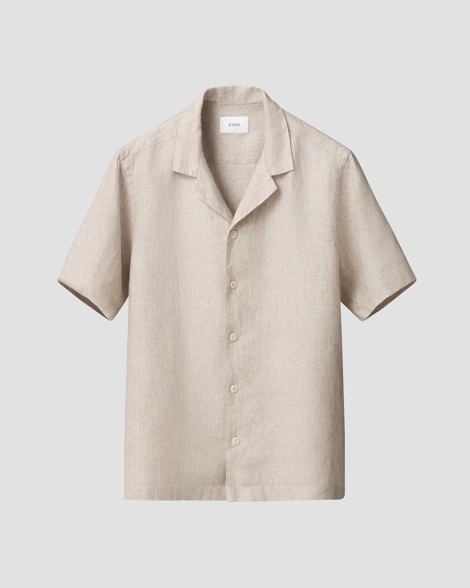 Eton - Resort-Hemd aus Leinen-Twill