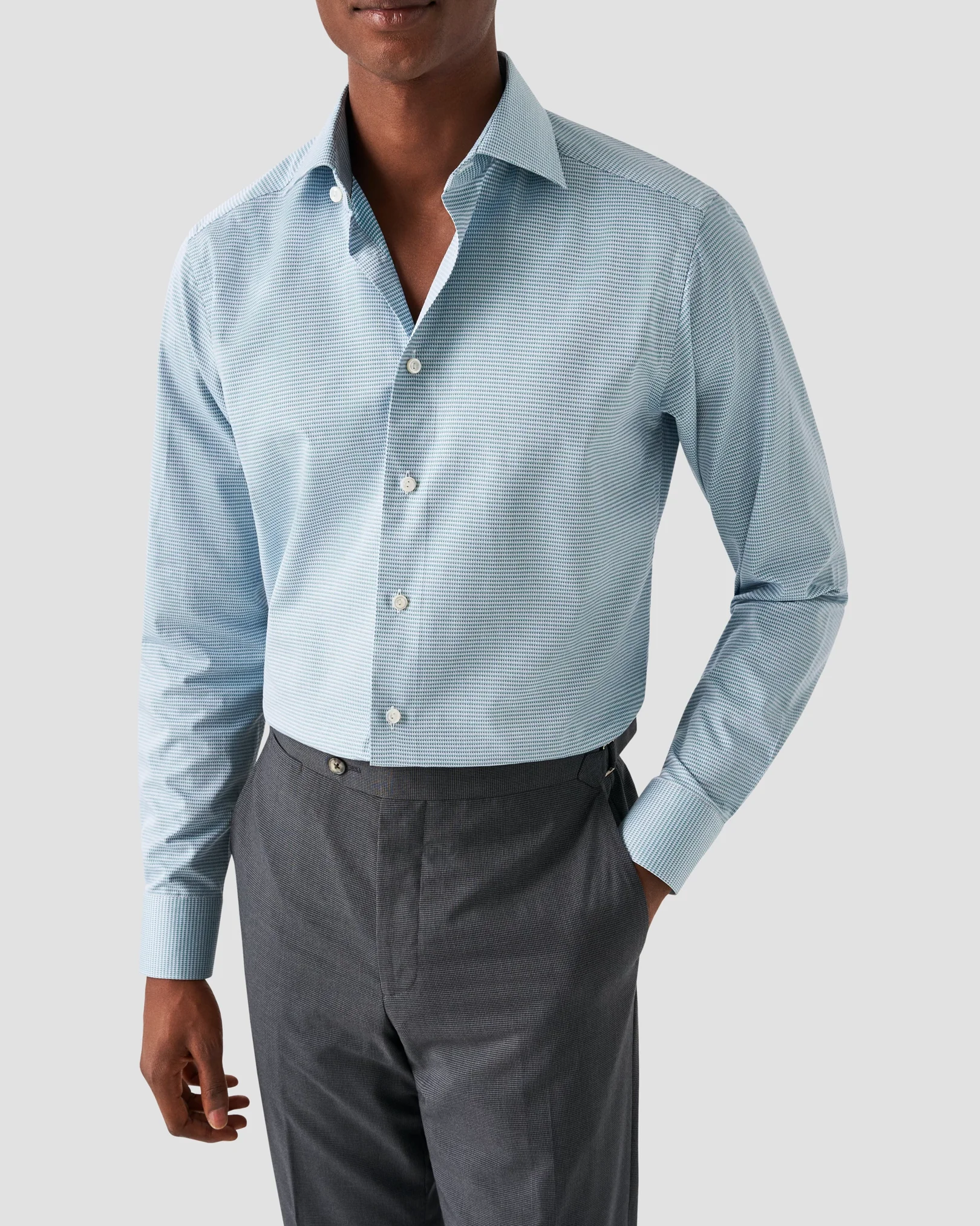 Eton - light green elevated piquet