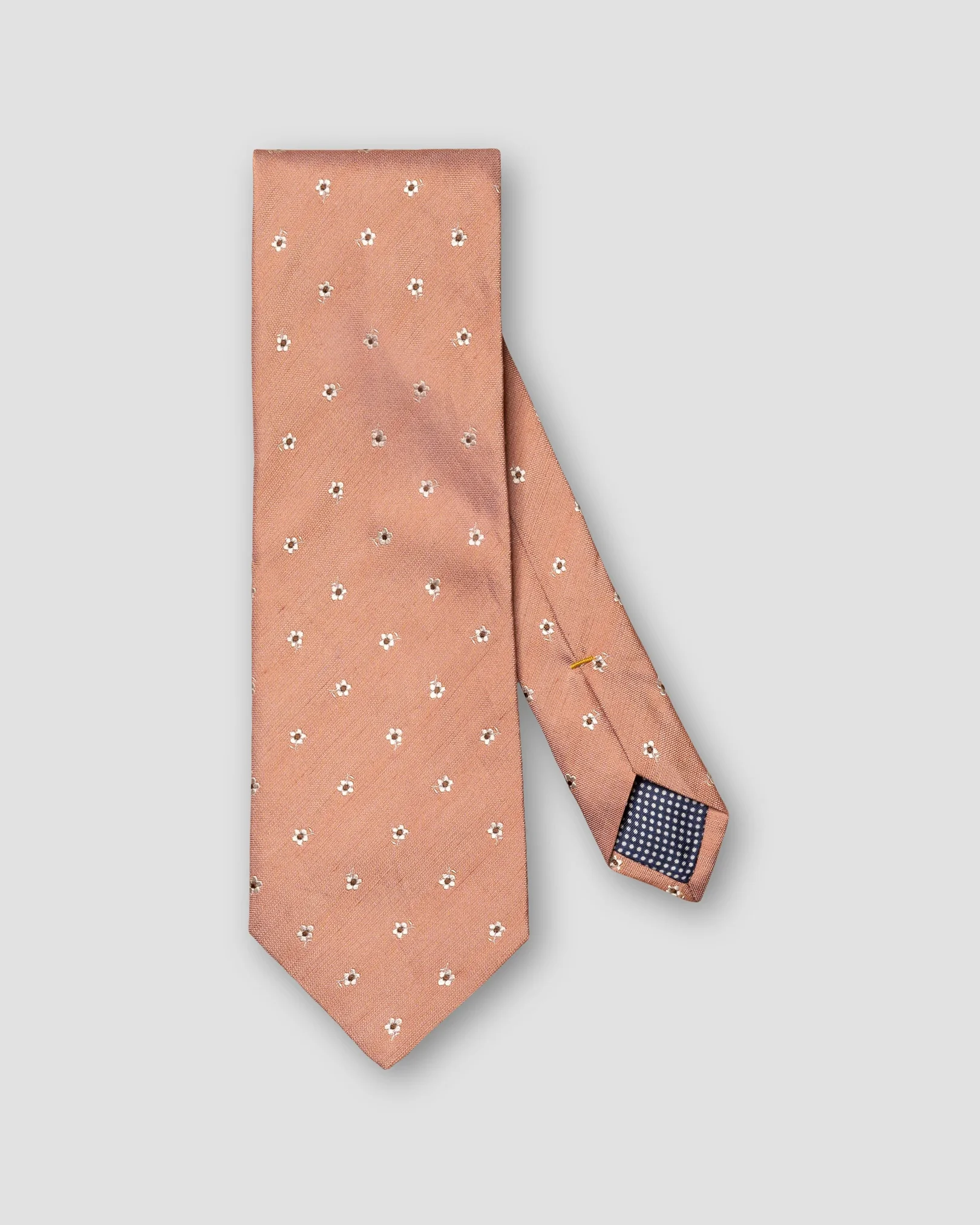 Eton - red silk linen blend