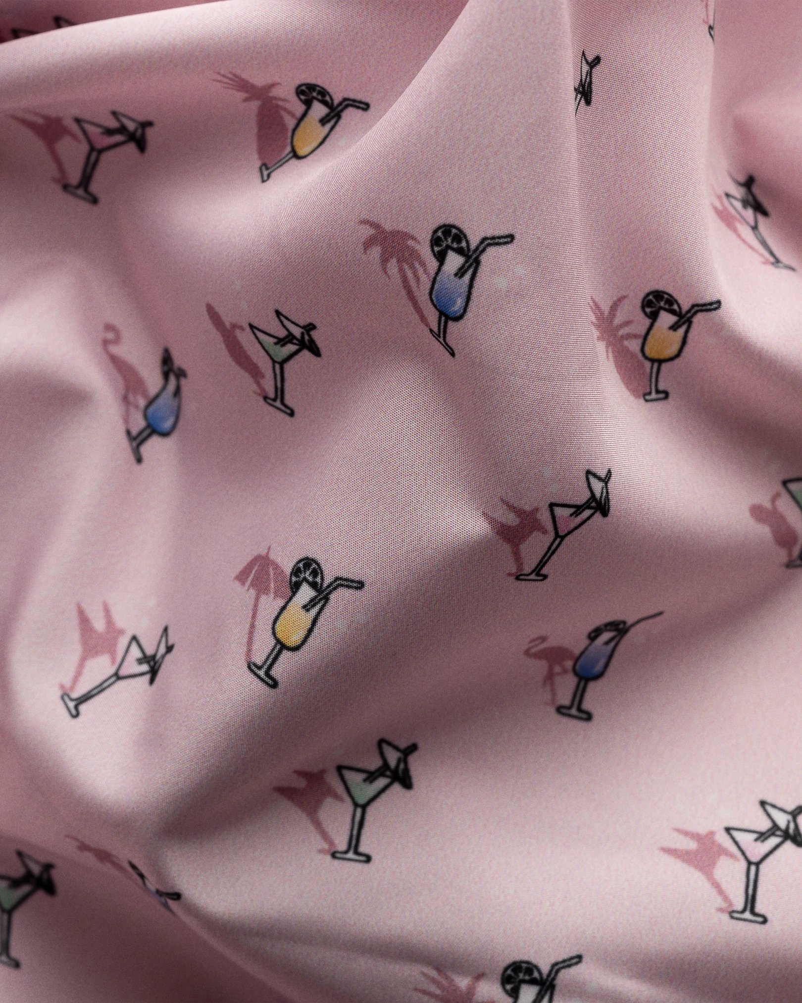 Eton - pink drink swimshorts