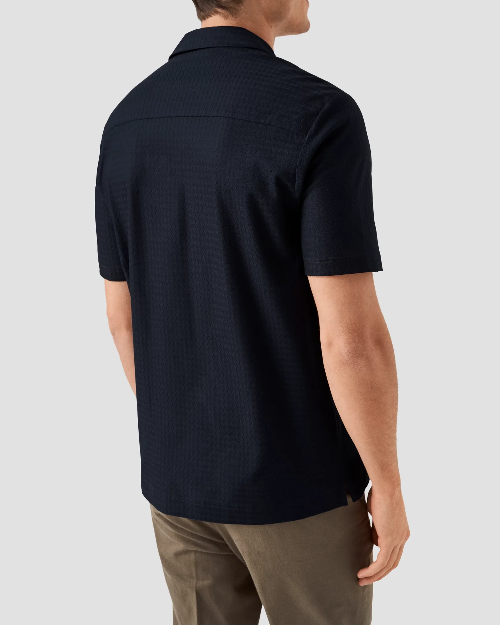 Eton - navy blue knitted