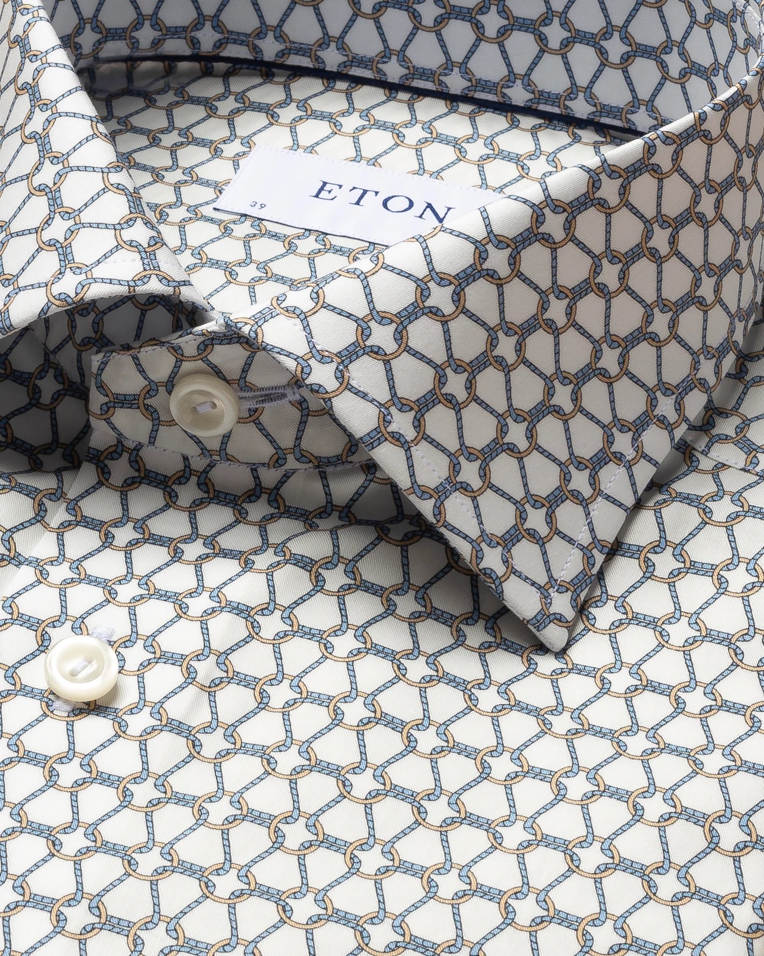 Eton - cord print shirt