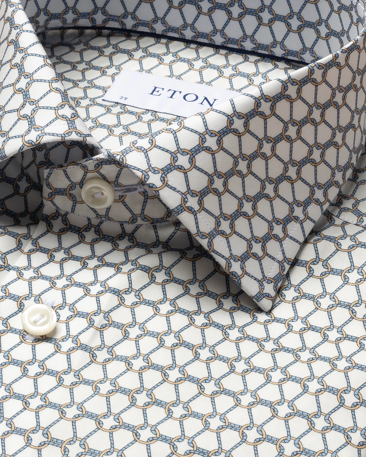 Eton - cord print shirt