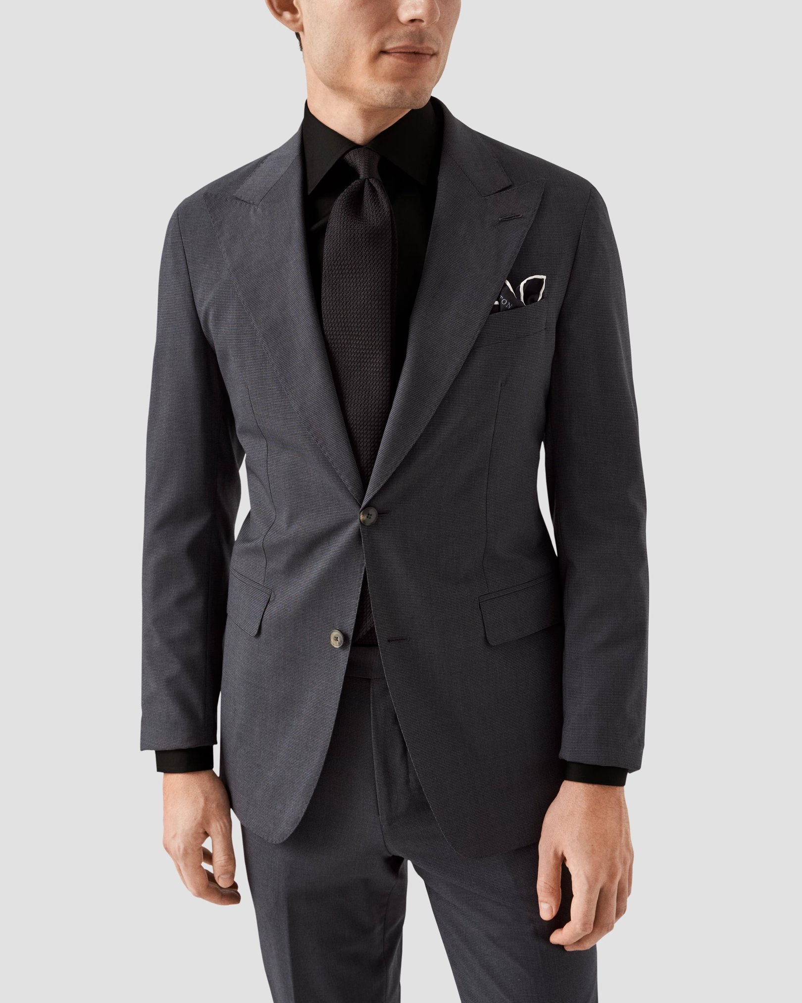 Eton - black shirt signature twill