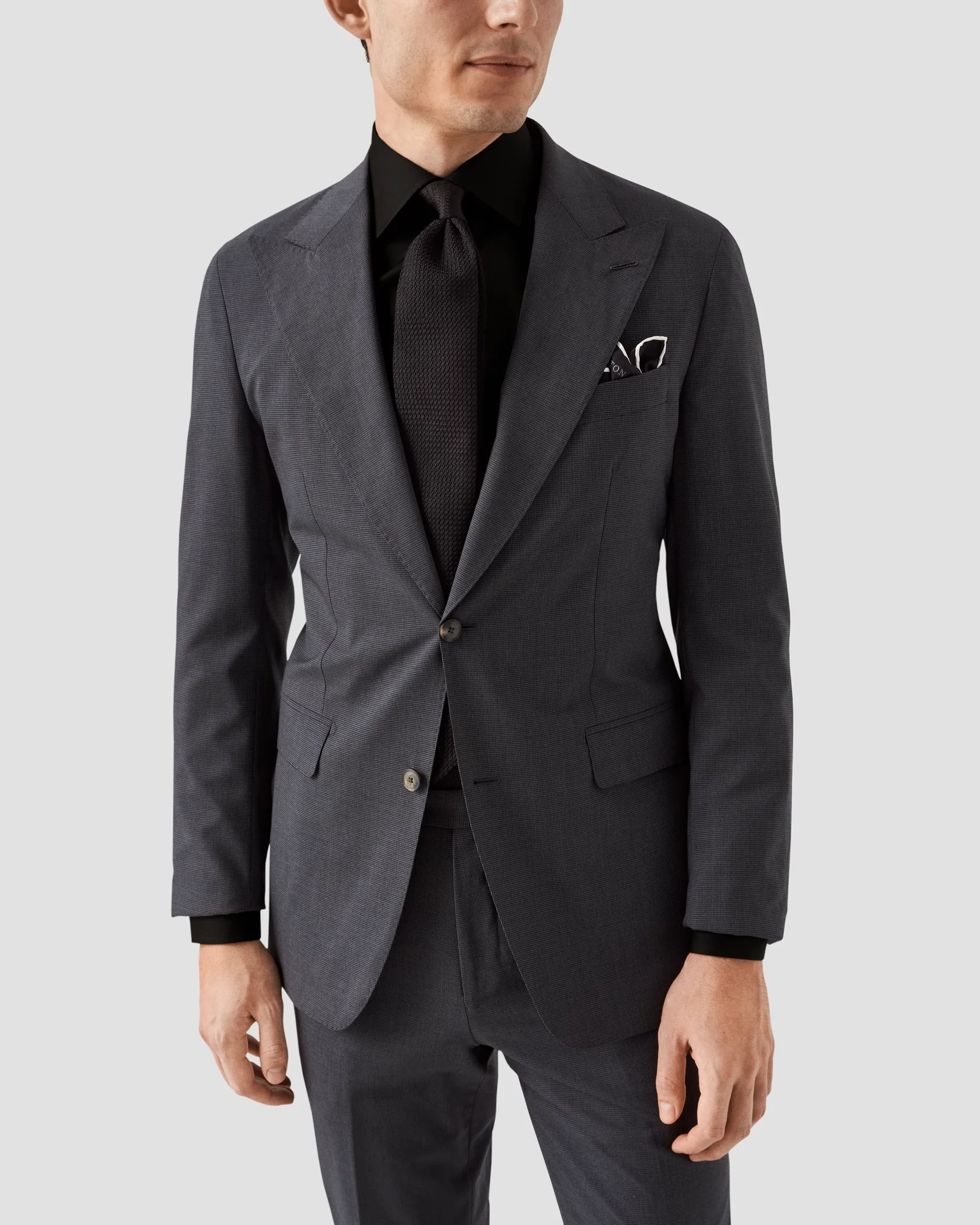 Eton - black shirt signature twill