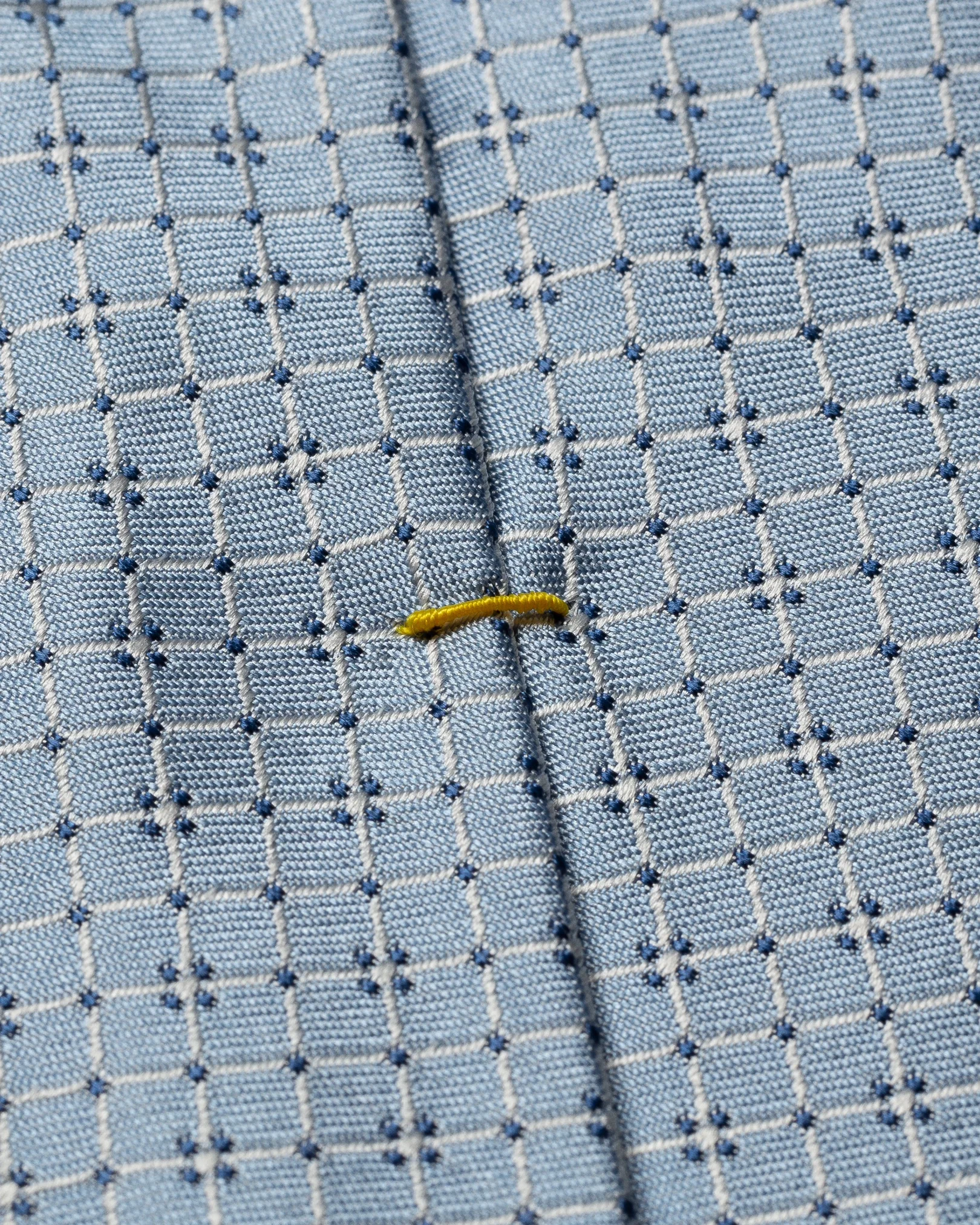 Eton - blue geometric silk tie ss