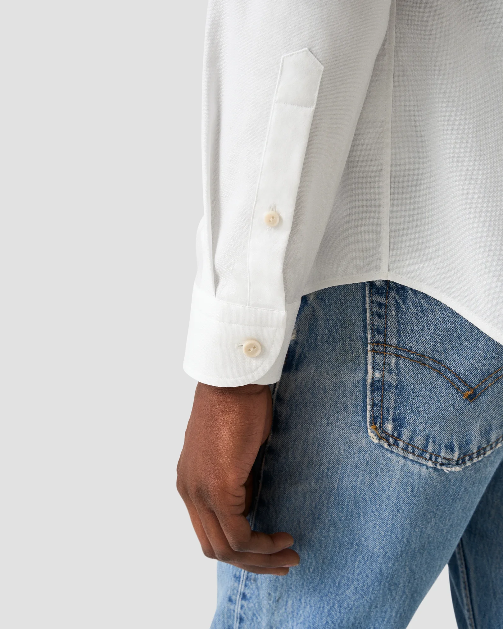 Eton - solid club collar shirt
