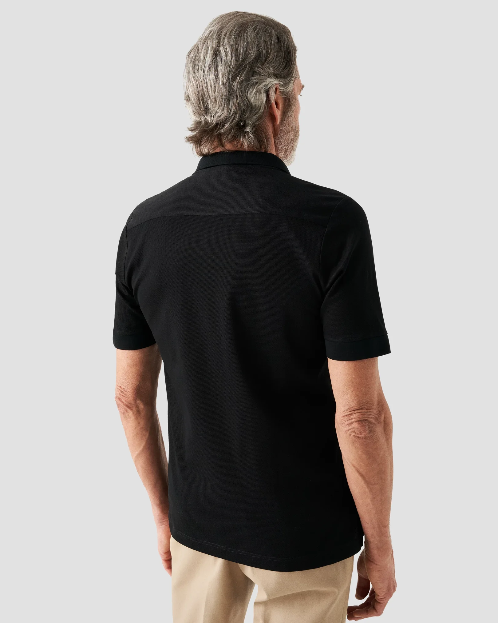 Eton - black doub heavy piquet