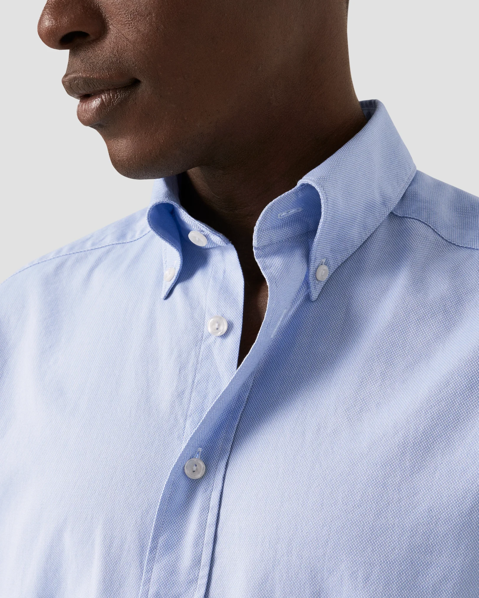 Eton - lightblue royal oxford shirt soft